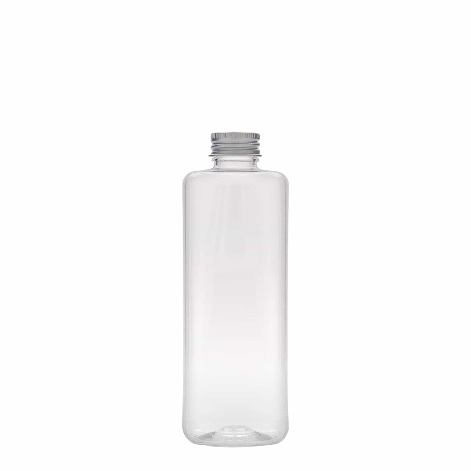 300 ml PET-pullo ”Karl”, neliömäinen, muovia, suuaukko: 24/410