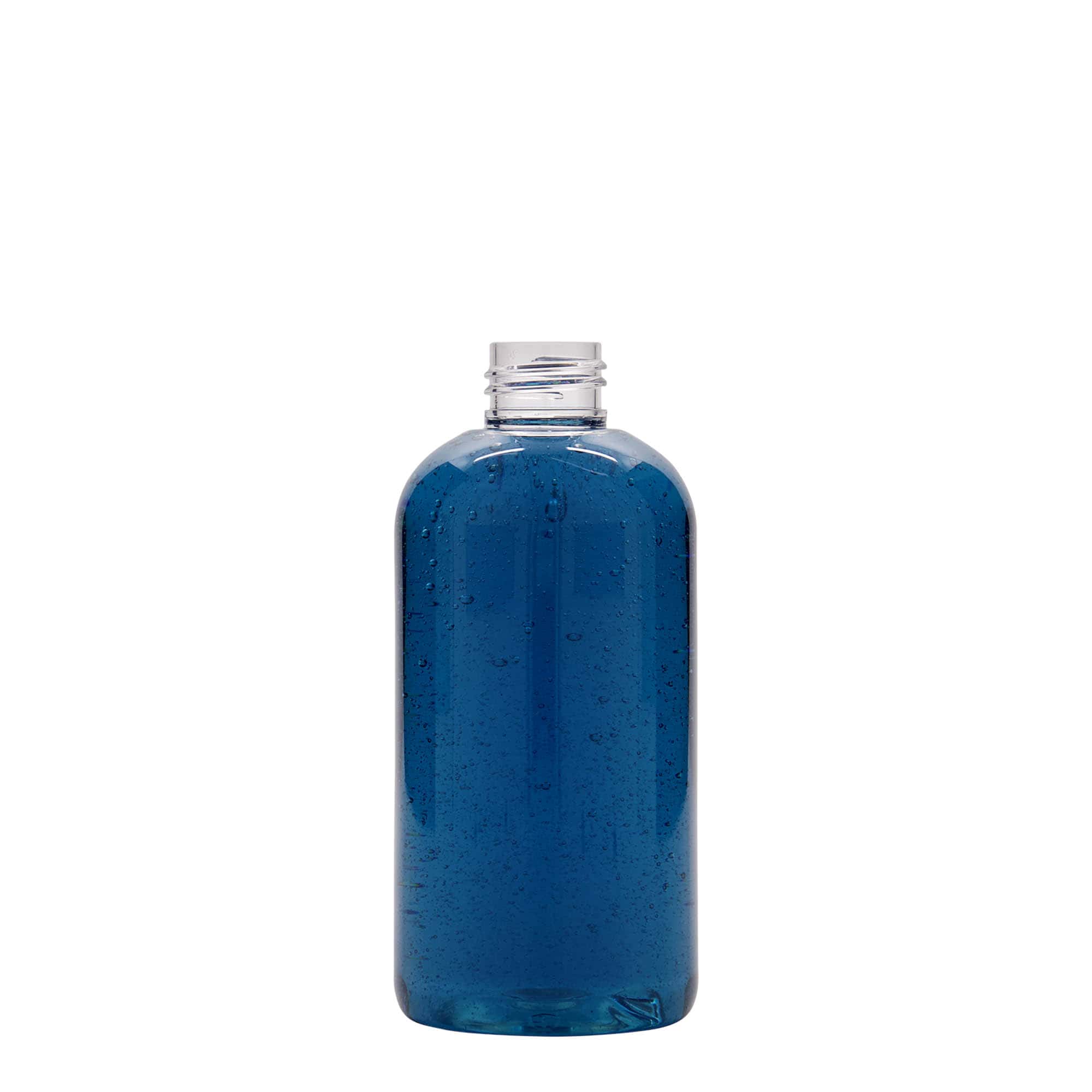 250 ml PET-pullo ”Boston”, muovia, suuaukko: 24/410