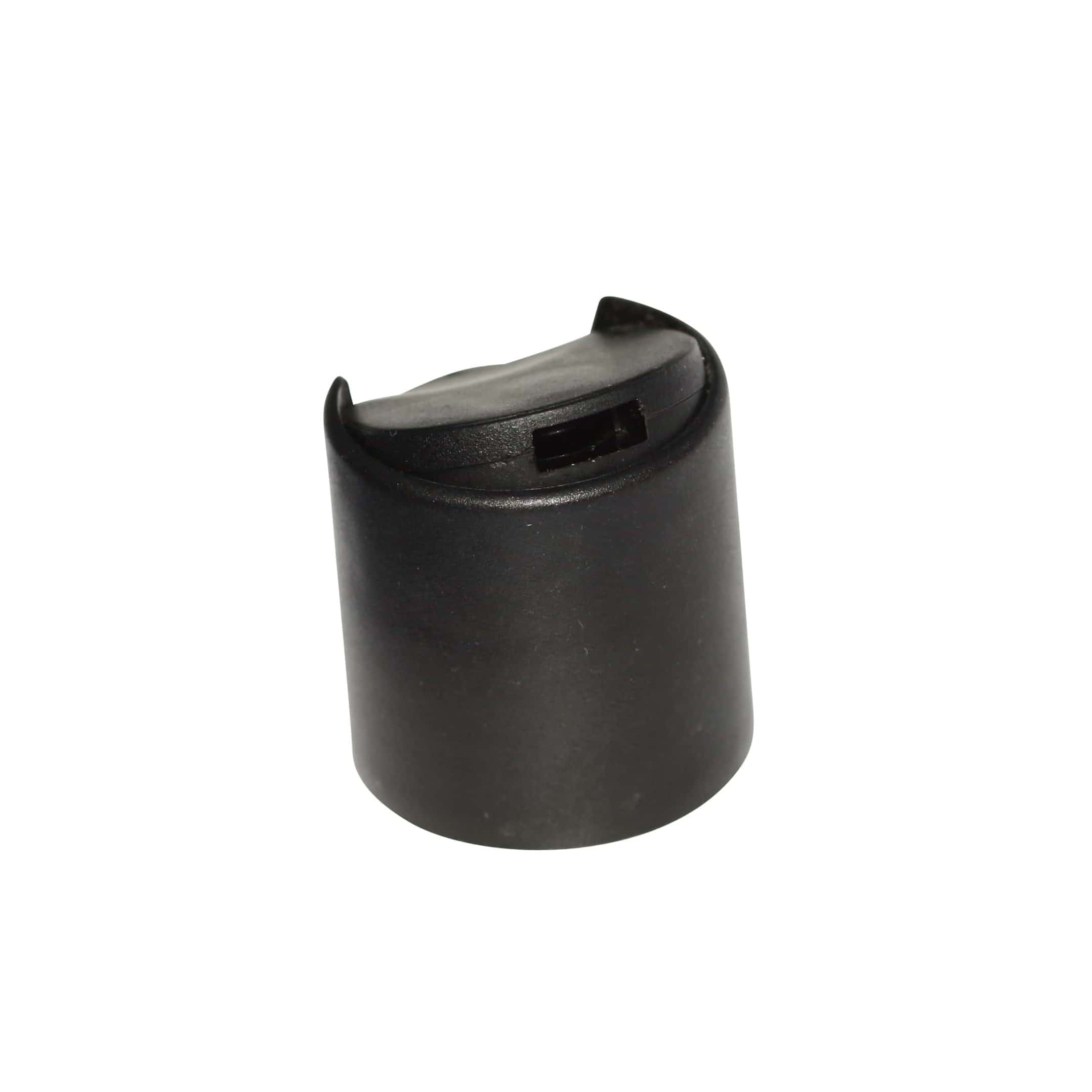 Ruuvikorkki Disc Top, PP-muovi, musta, suulle: 24/410