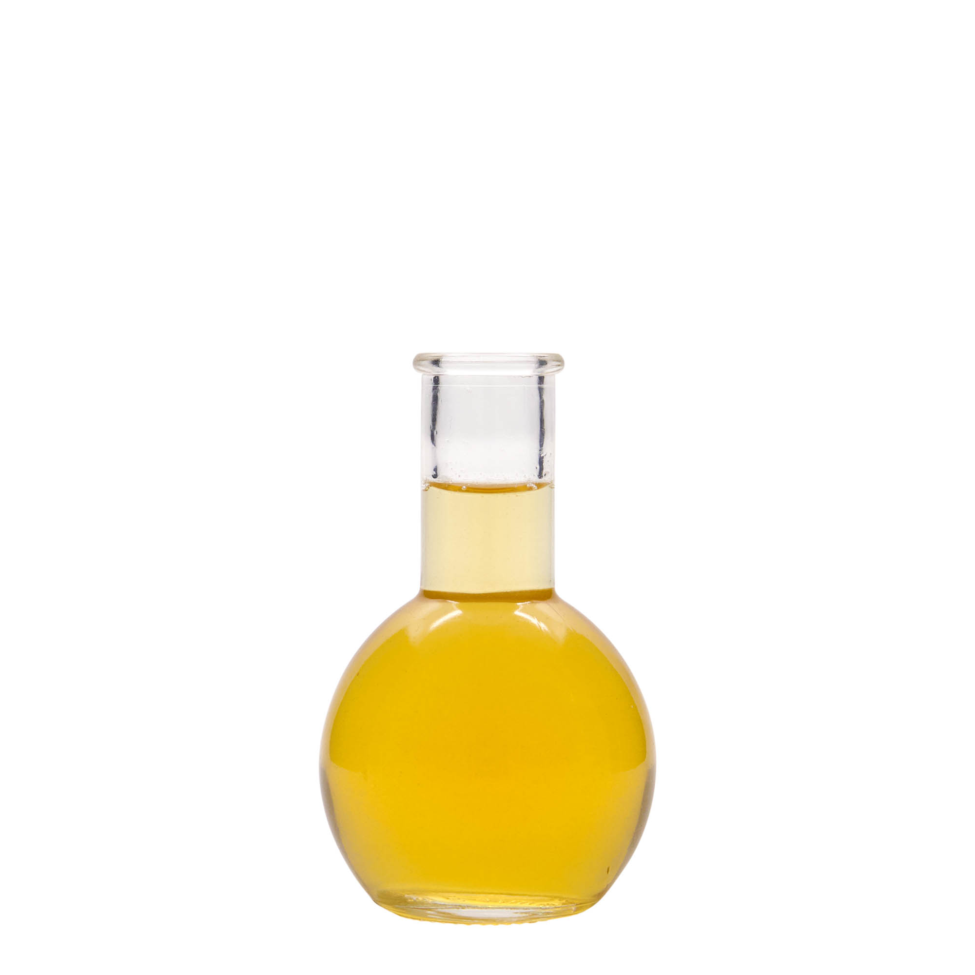 100 ml lasipullo 'Tulipano', suuaukko: korkki