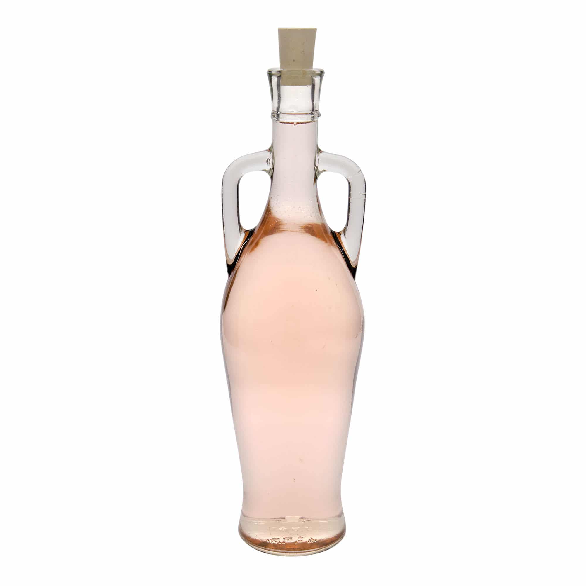 750 ml lasipullo 'Amphore', suu: korkki