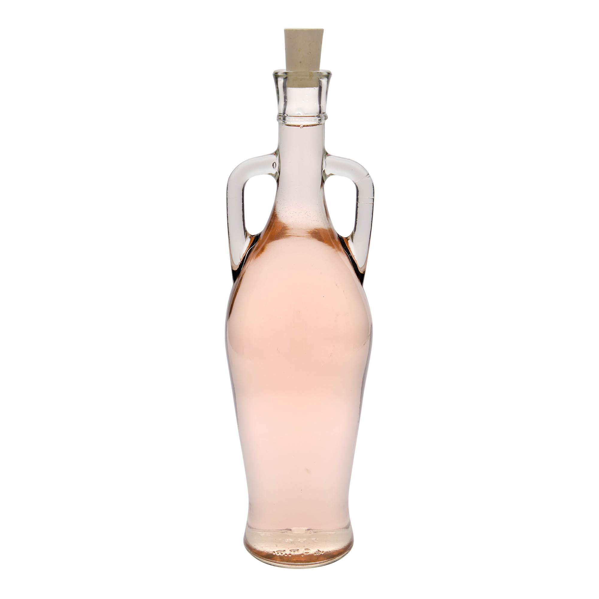 750 ml lasipullo 'Amfora', suuaukko: korkki