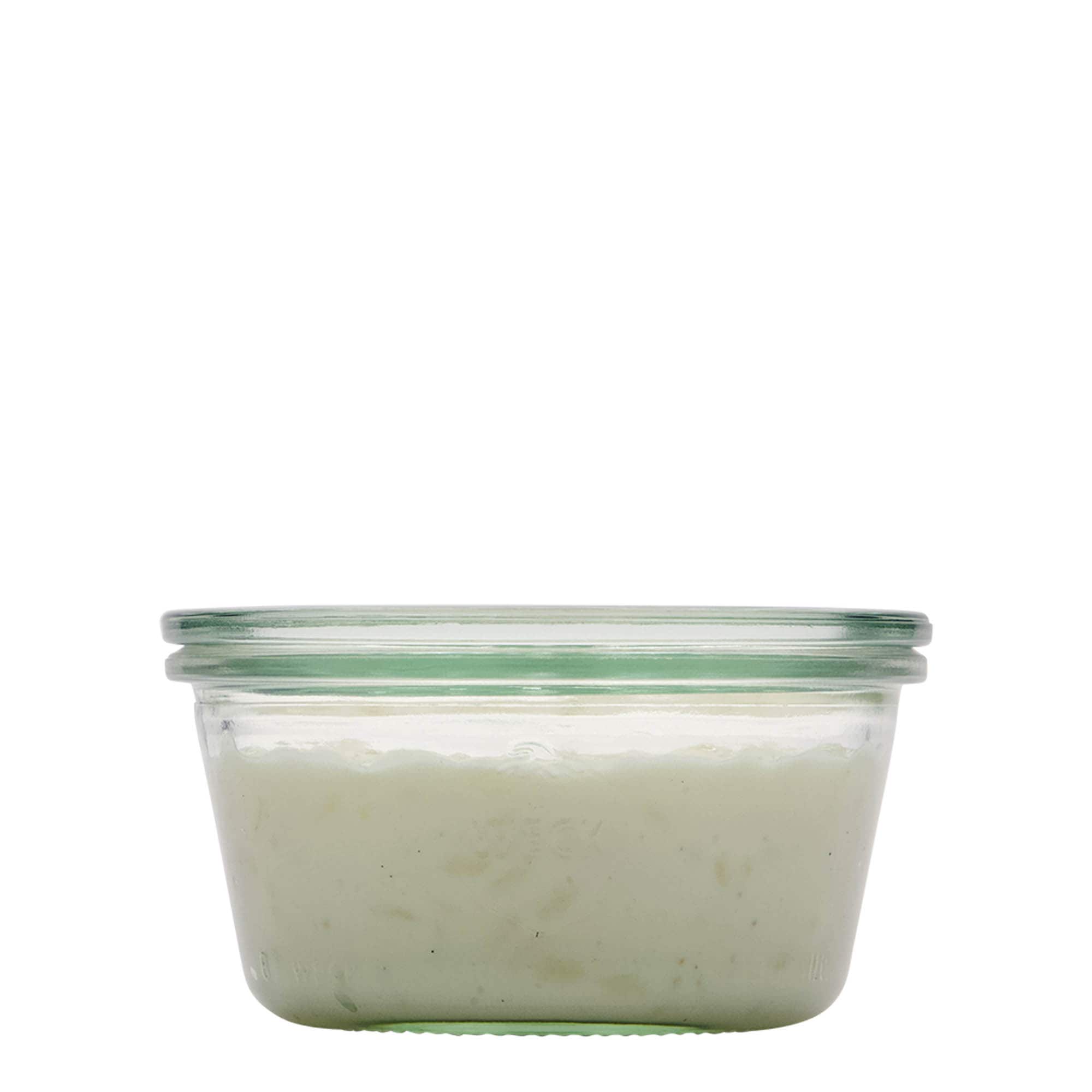 290 ml WECK-kaatopurkki, suuaukko: pyöreä reuna
