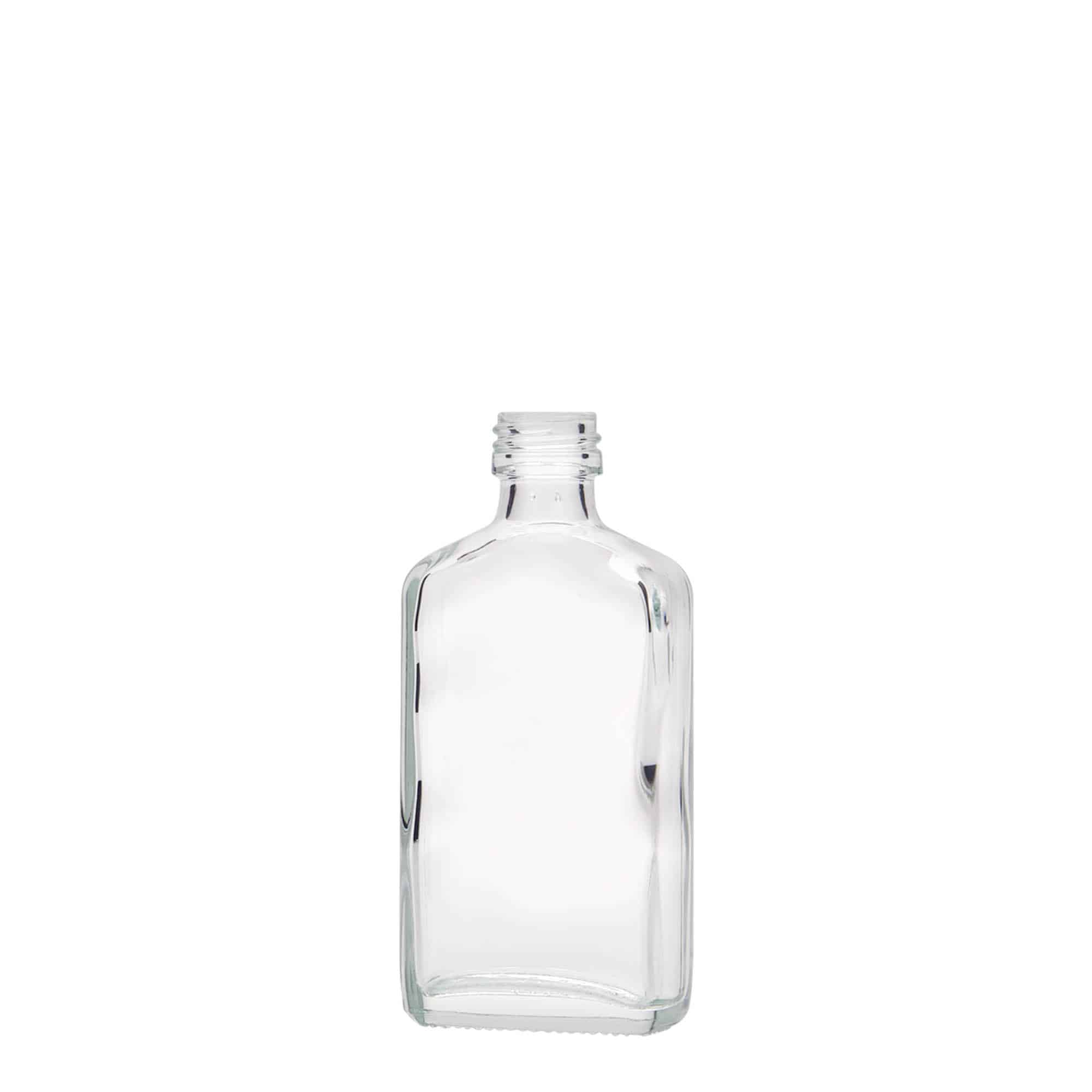 50 ml taskumatti, nelikulm., lasi, suu: PP 18