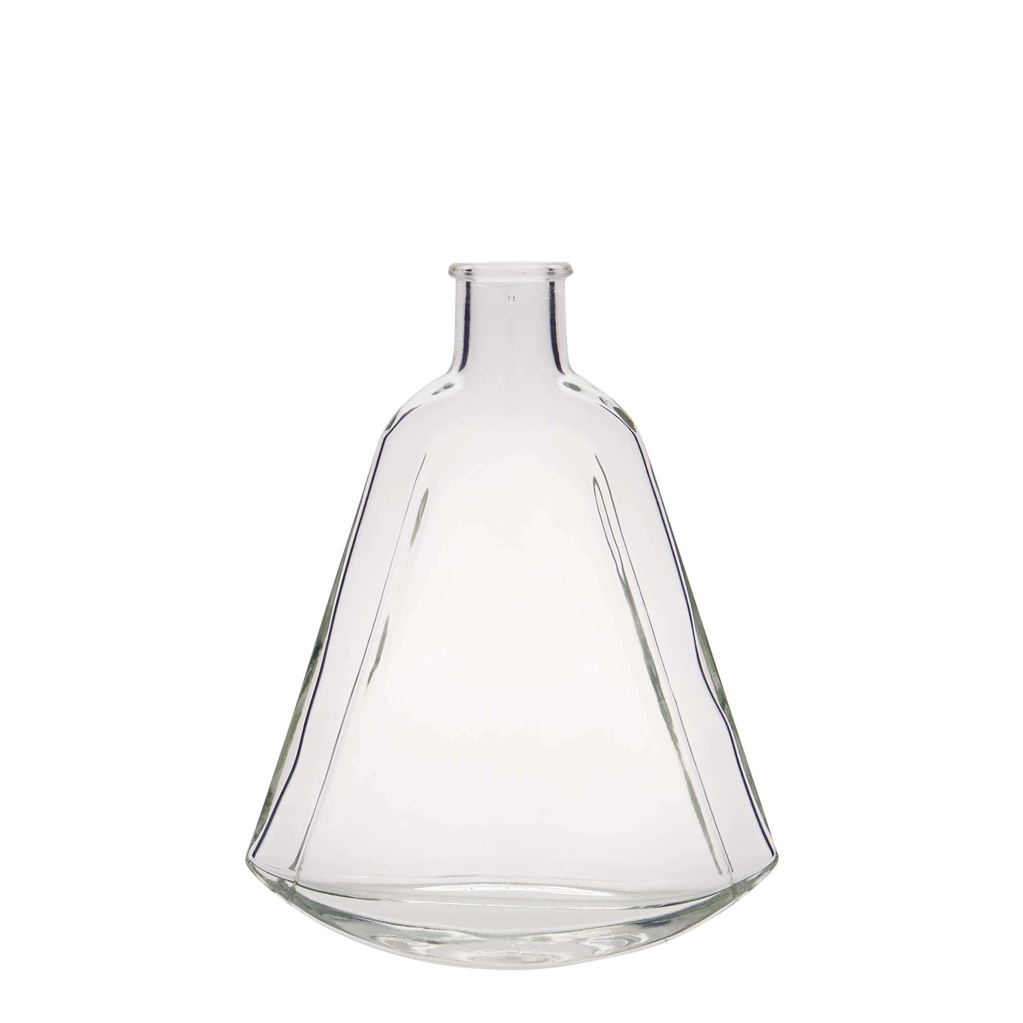 200 ml lasipullo 'Maurizio', ovaali, suuaukko: korkki
