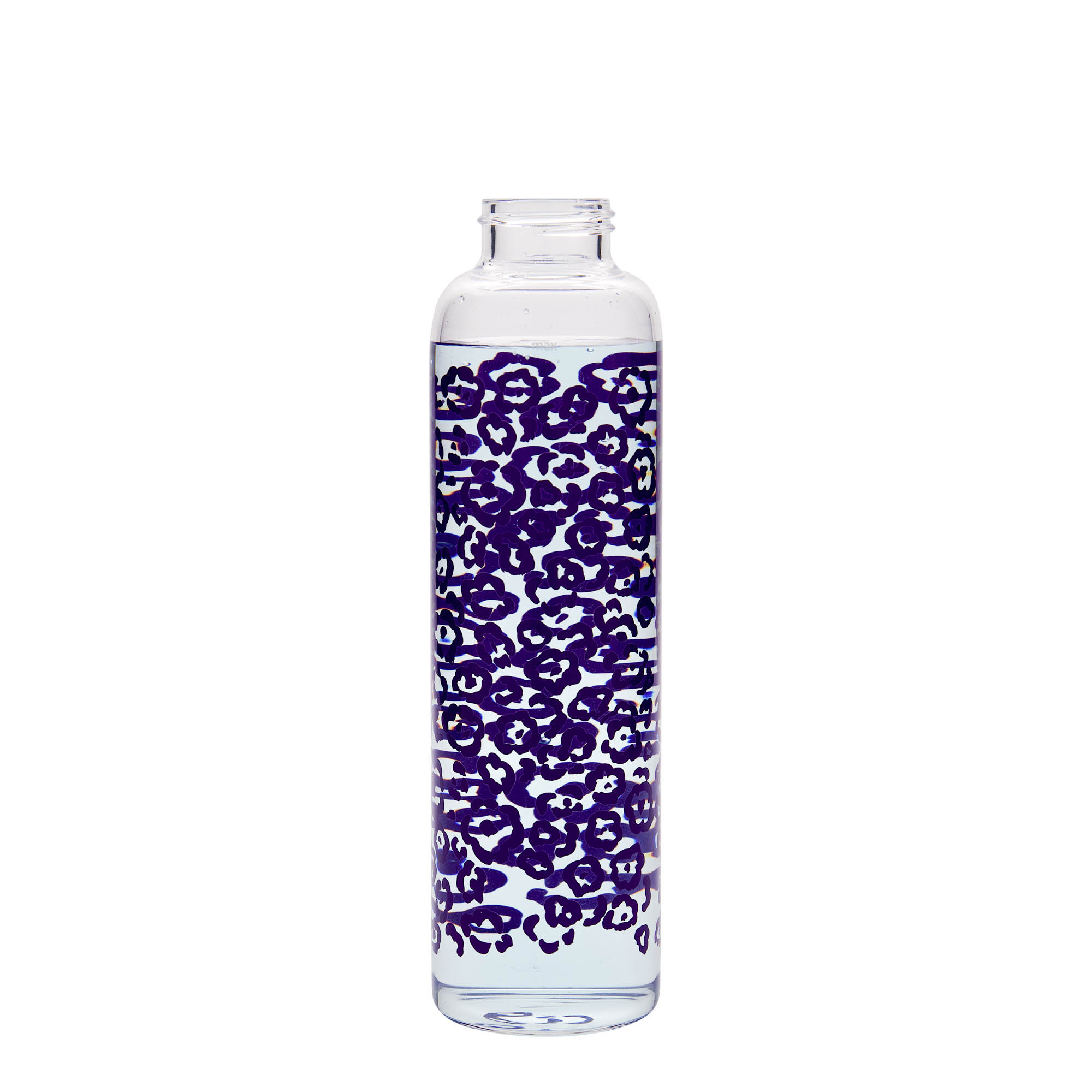500 ml juomapullo 'Perseus - Violetti kukka', suuaukko: ruuvikorkki