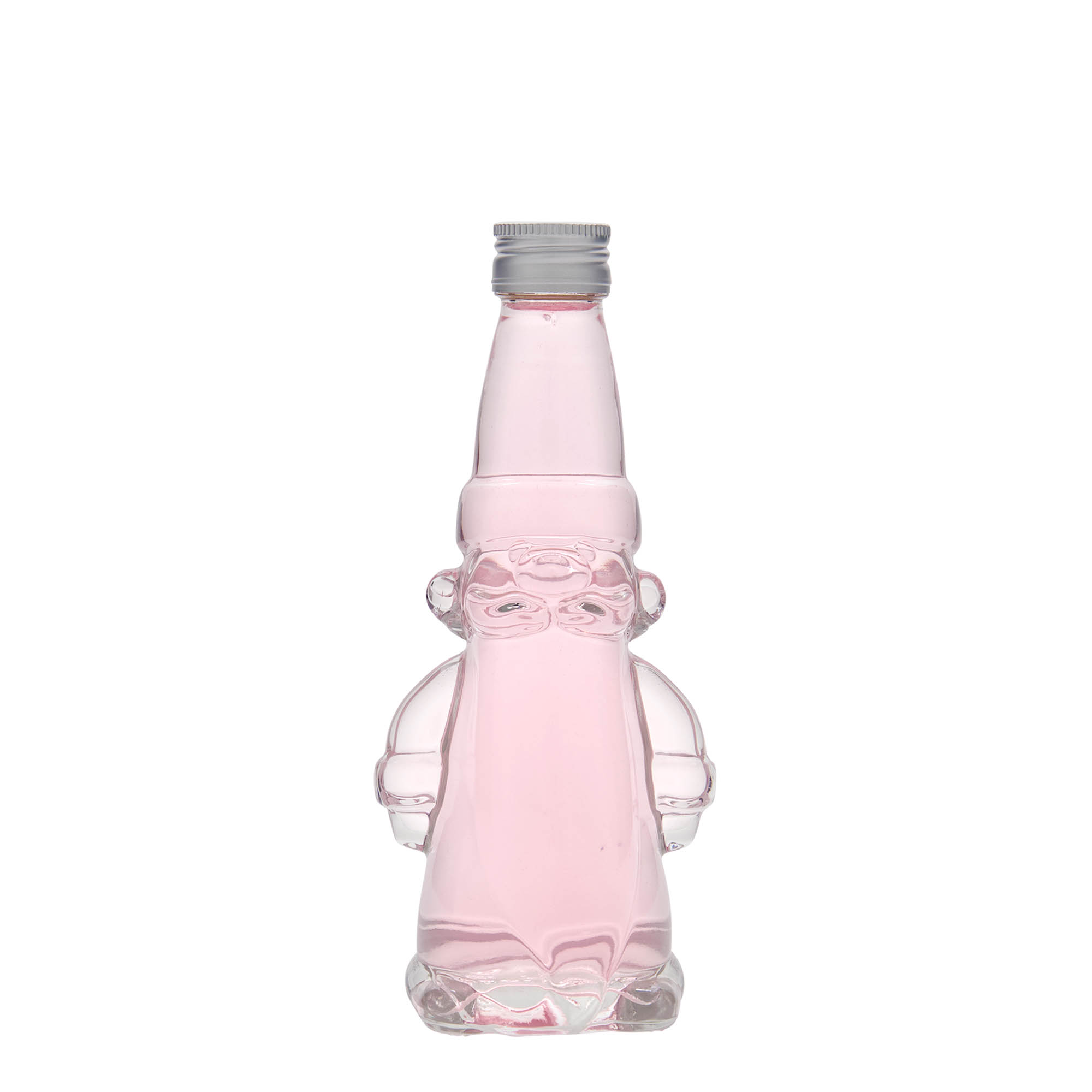 200 ml lasipullo 'Joulutonttu', suuaukko: PP 28