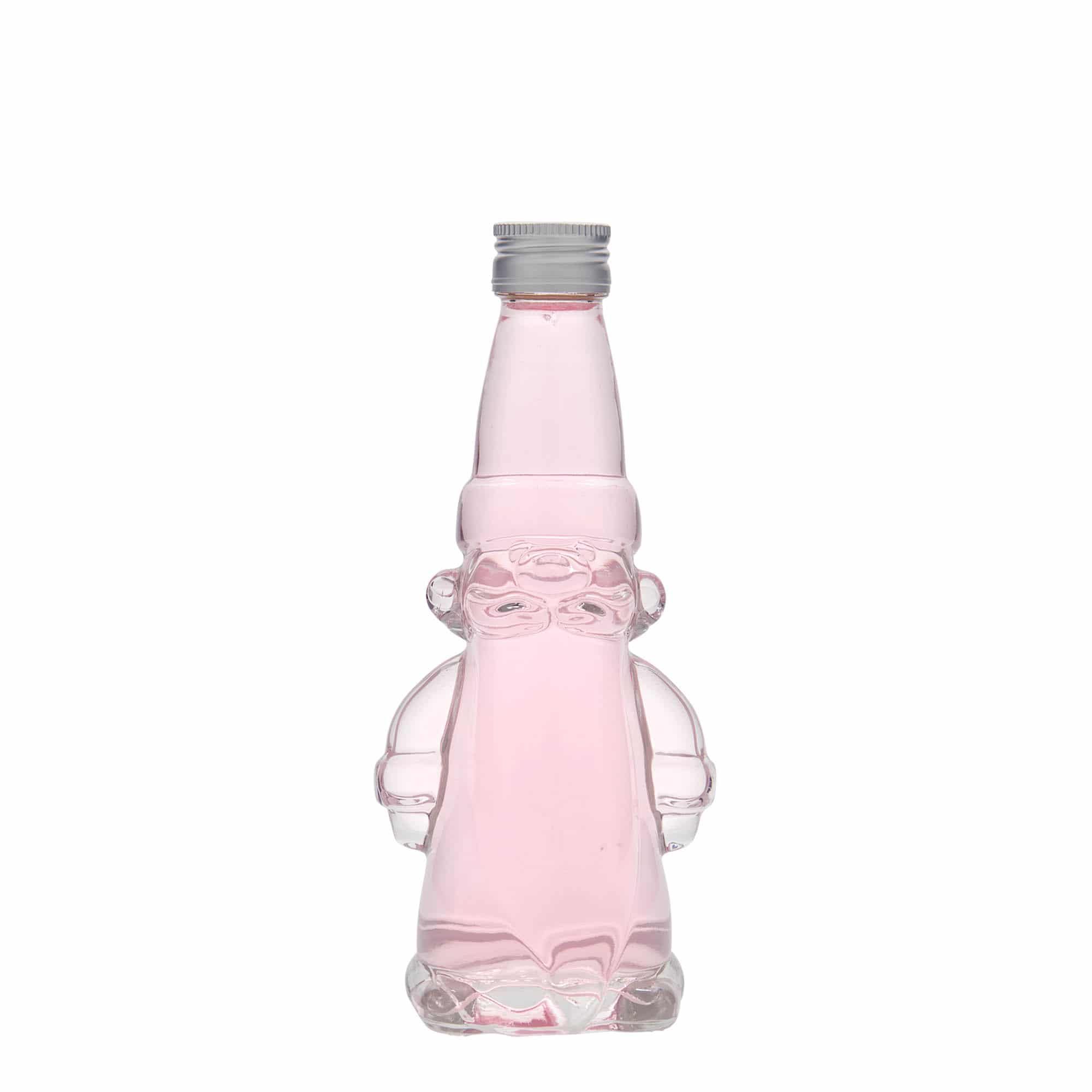 200 ml lasipullo 'Joulutonttu', suuaukko: PP 28