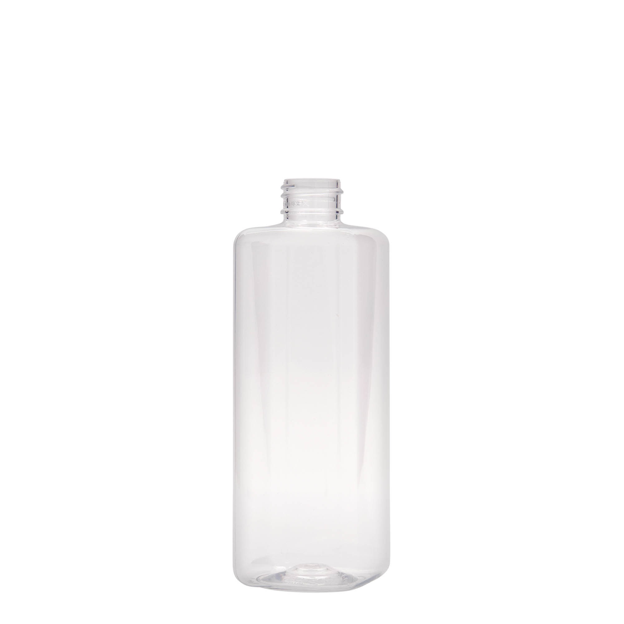 300 ml PET-pullo 'Karl', neliömäinen, muovia, suuaukko: 24/410 300 ml PET-pullo 'Karl', neliömäinen, muovia, suuaukko: 24/410