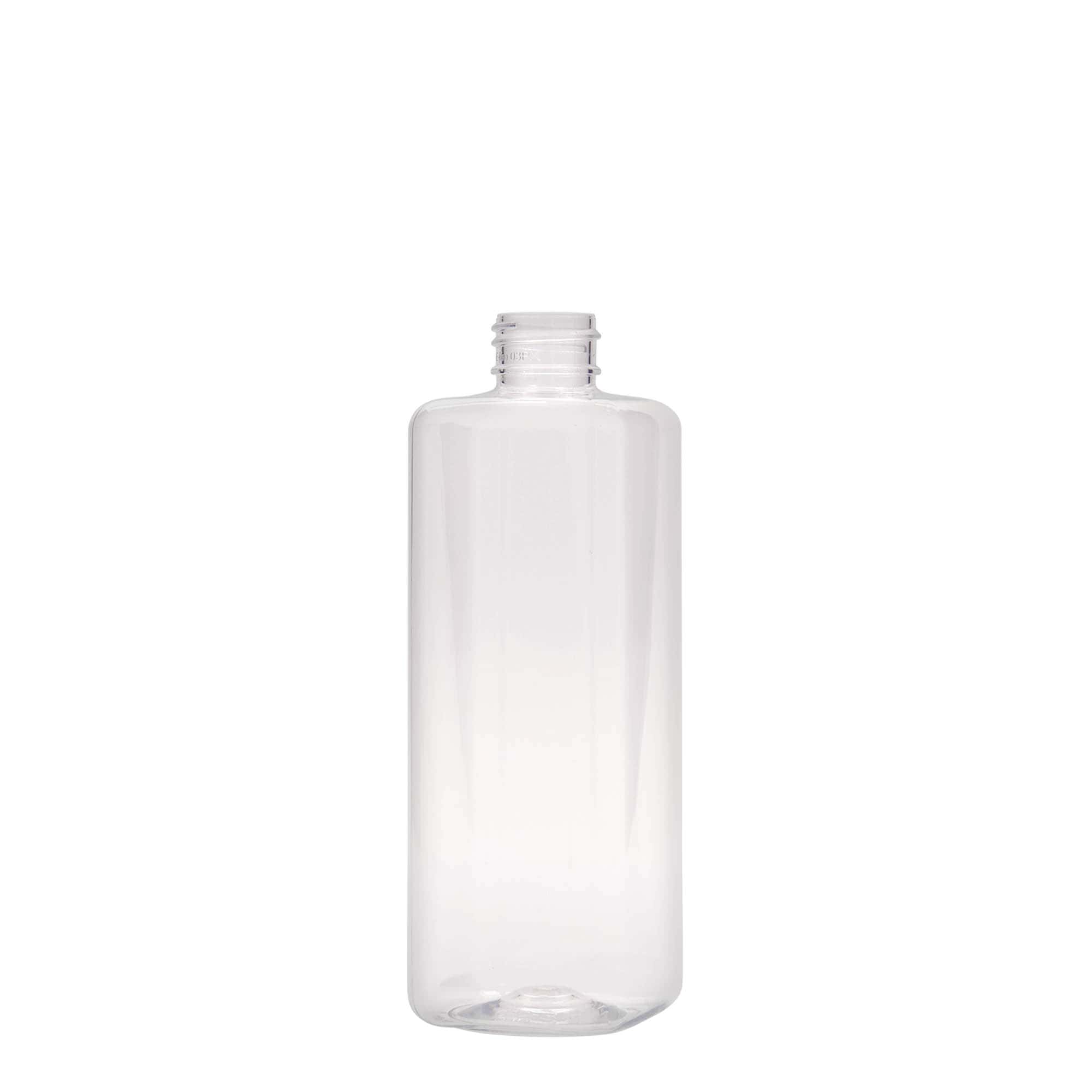 300 ml PET-pullo ”Karl”, neliömäinen, muovia, suuaukko: 24/410