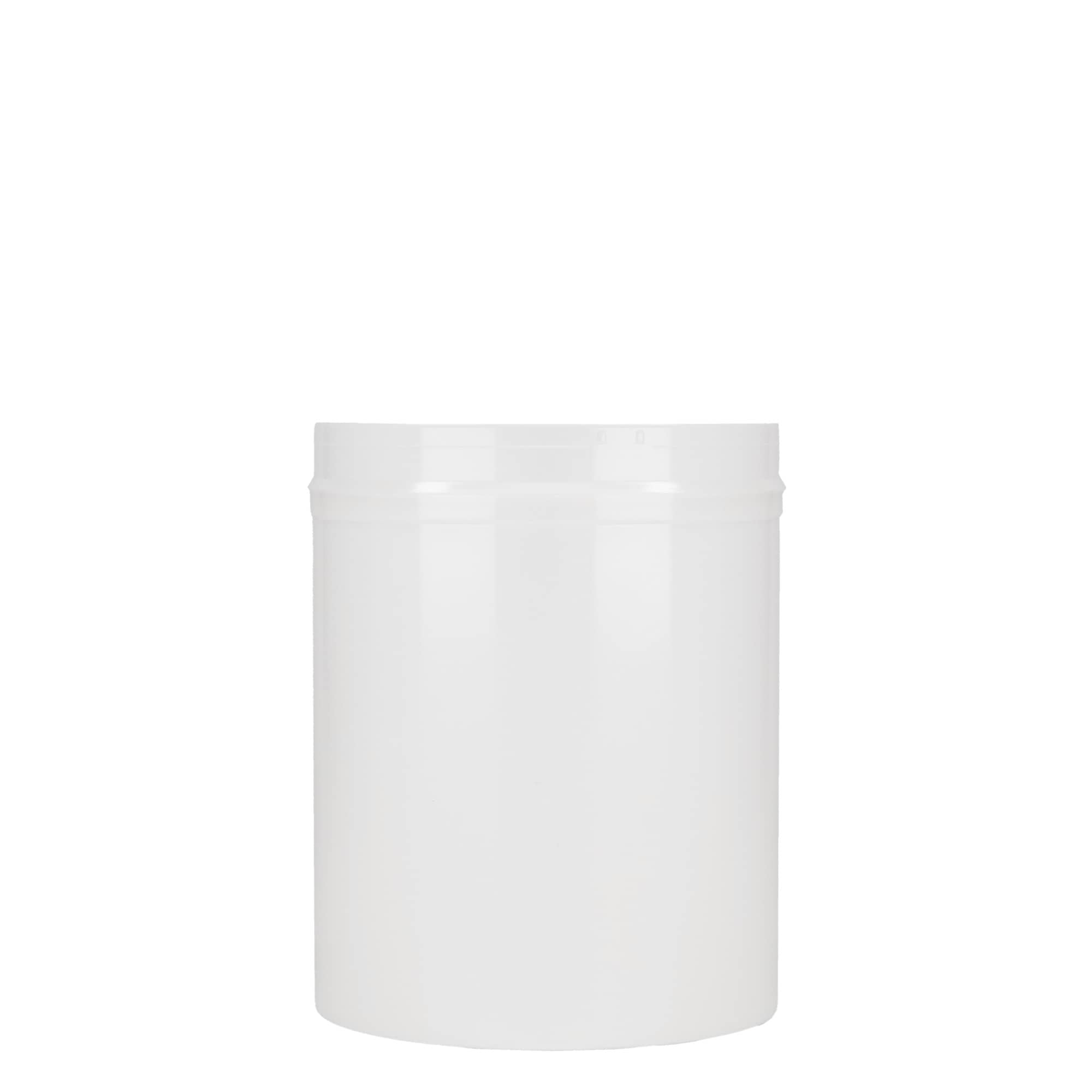 1.240 ml annostelupullo 'Securibox', PP-muovi, valkoinen, suuaukko: kierrekorkki