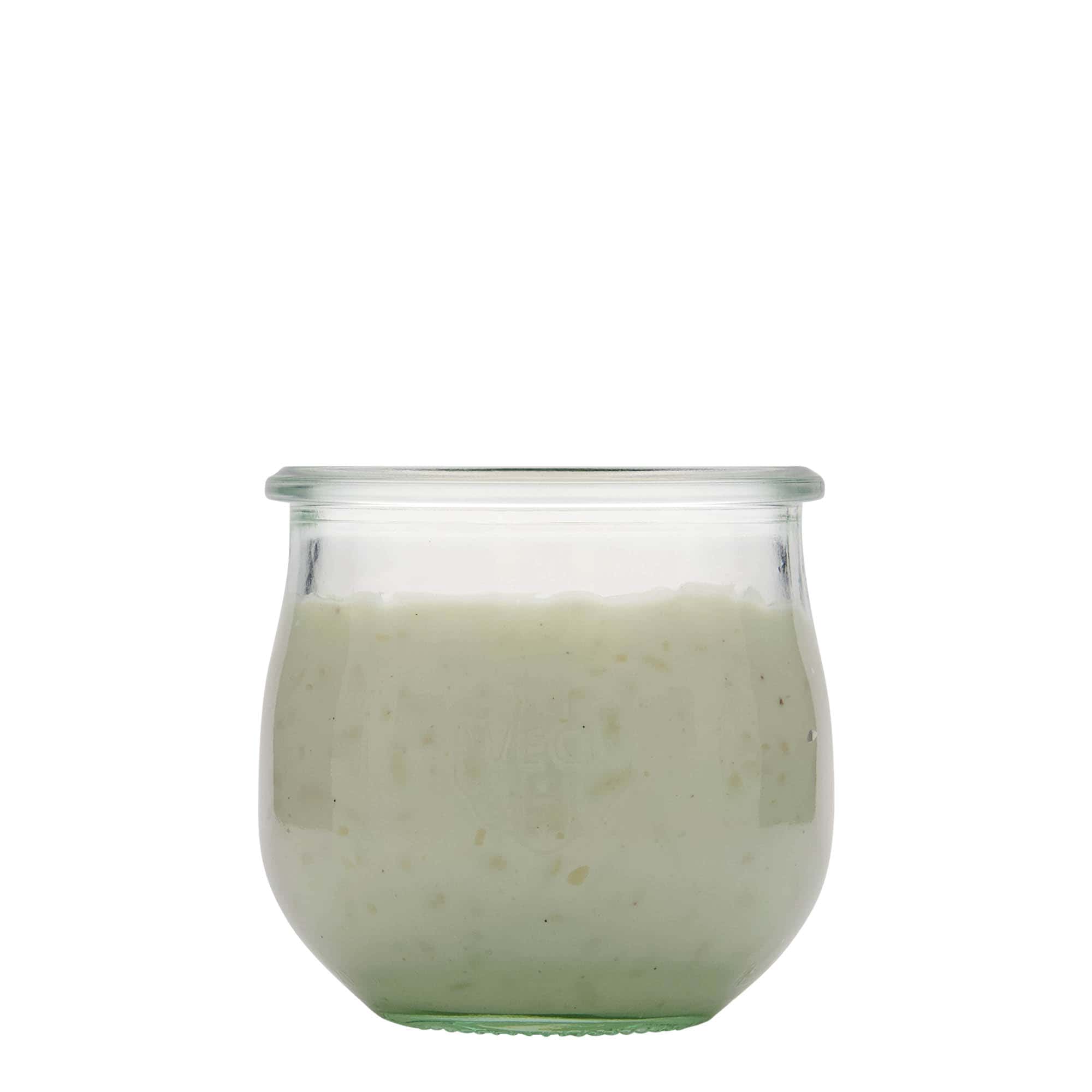370 ml WECK-tulppalasi, suuaukko: pyöreä reuna