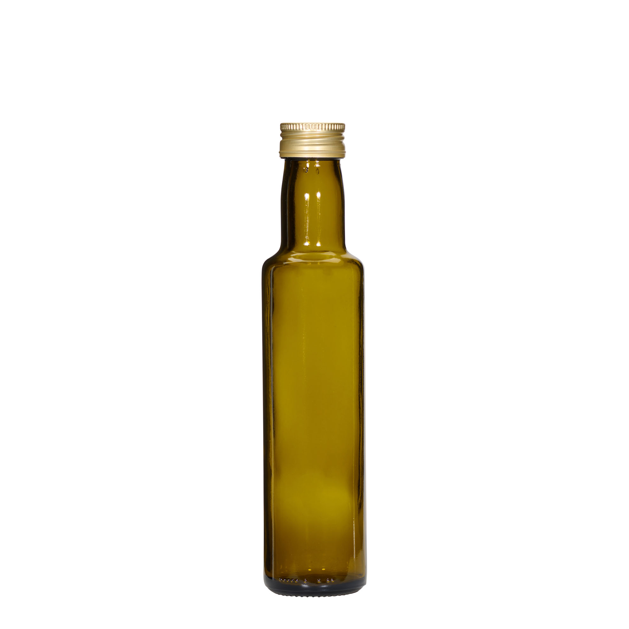 250 ml lasipullo 'Dorica', antiikkivihreä, suuaukko: PP 31,5