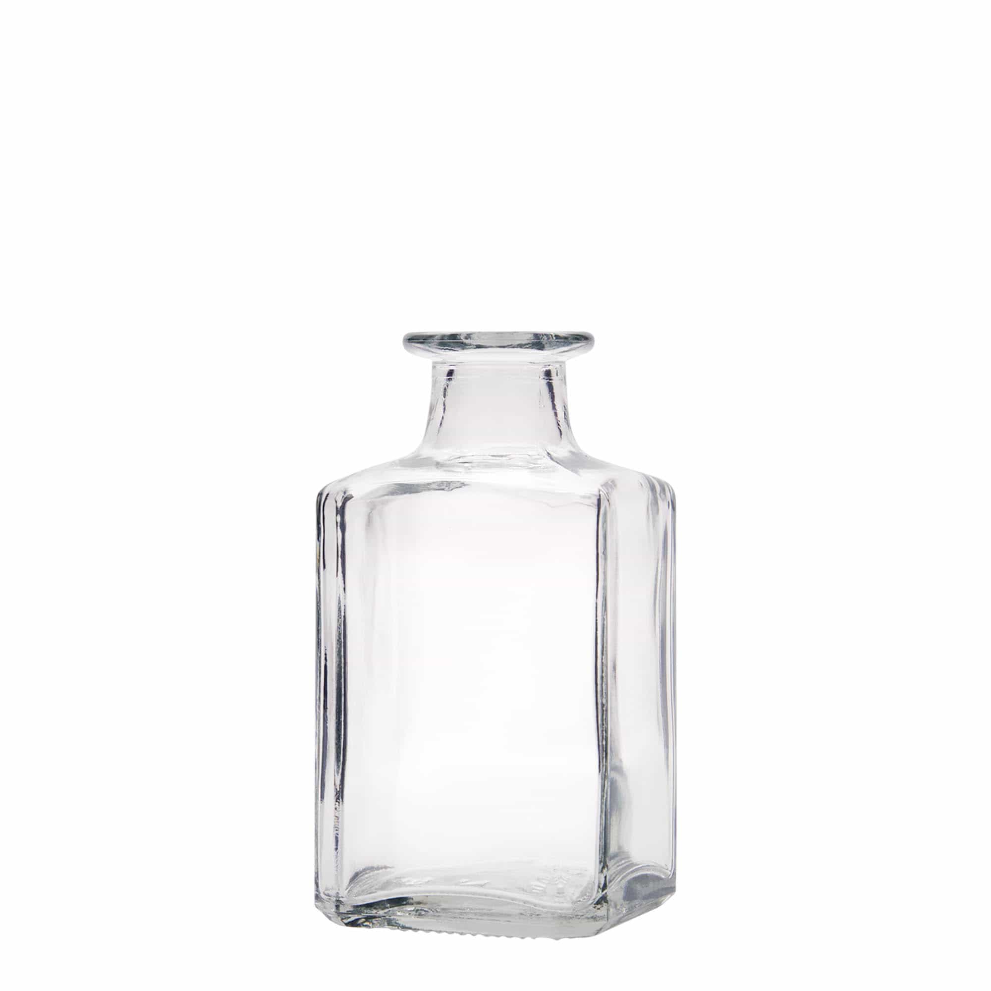 250 ml lasipullo 'Torben', neliömäinen, suuaukko: korkki