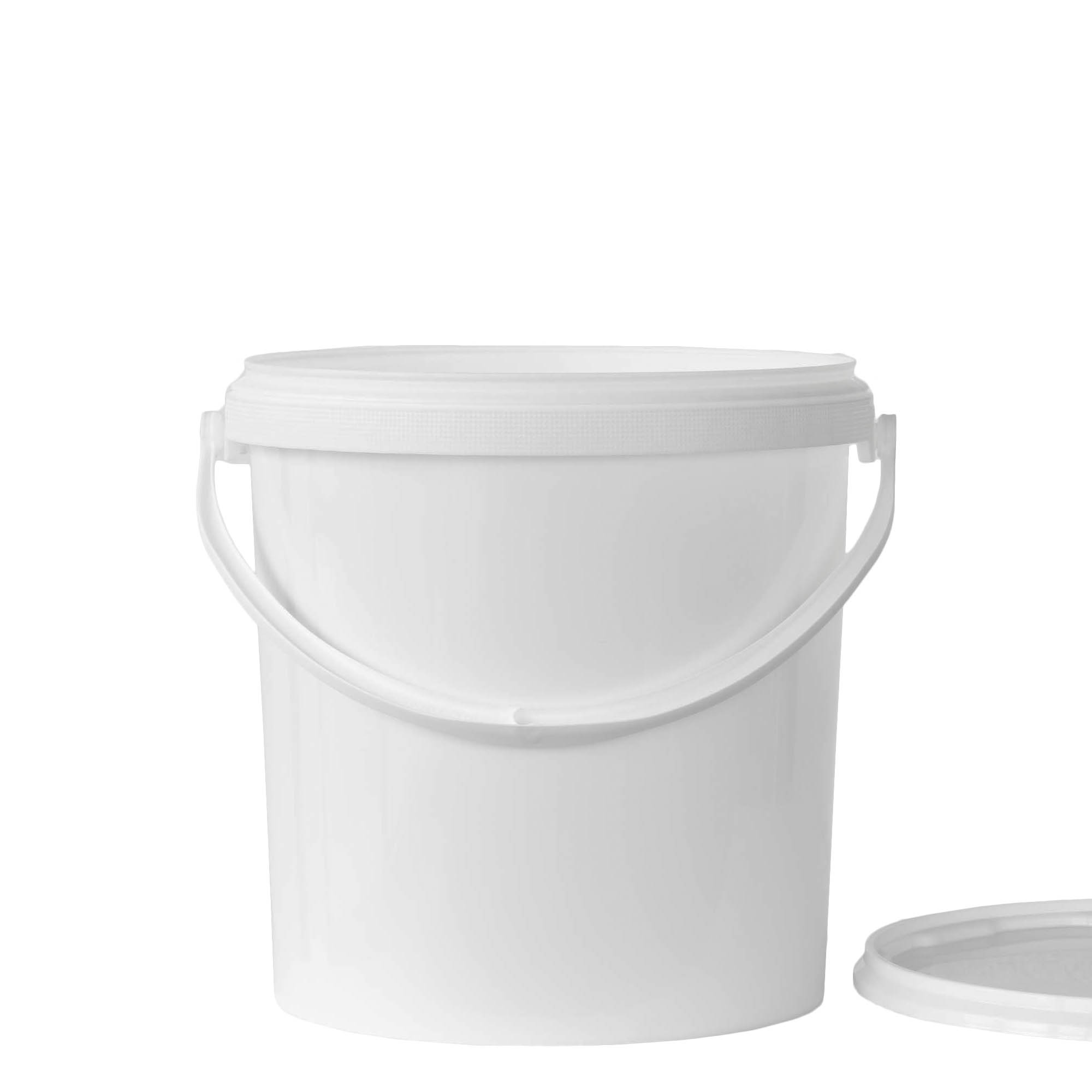 10 l ämpäri, PP-muovi, valkoinen 10 l ämpäri, PP-muovi, valkoinen
