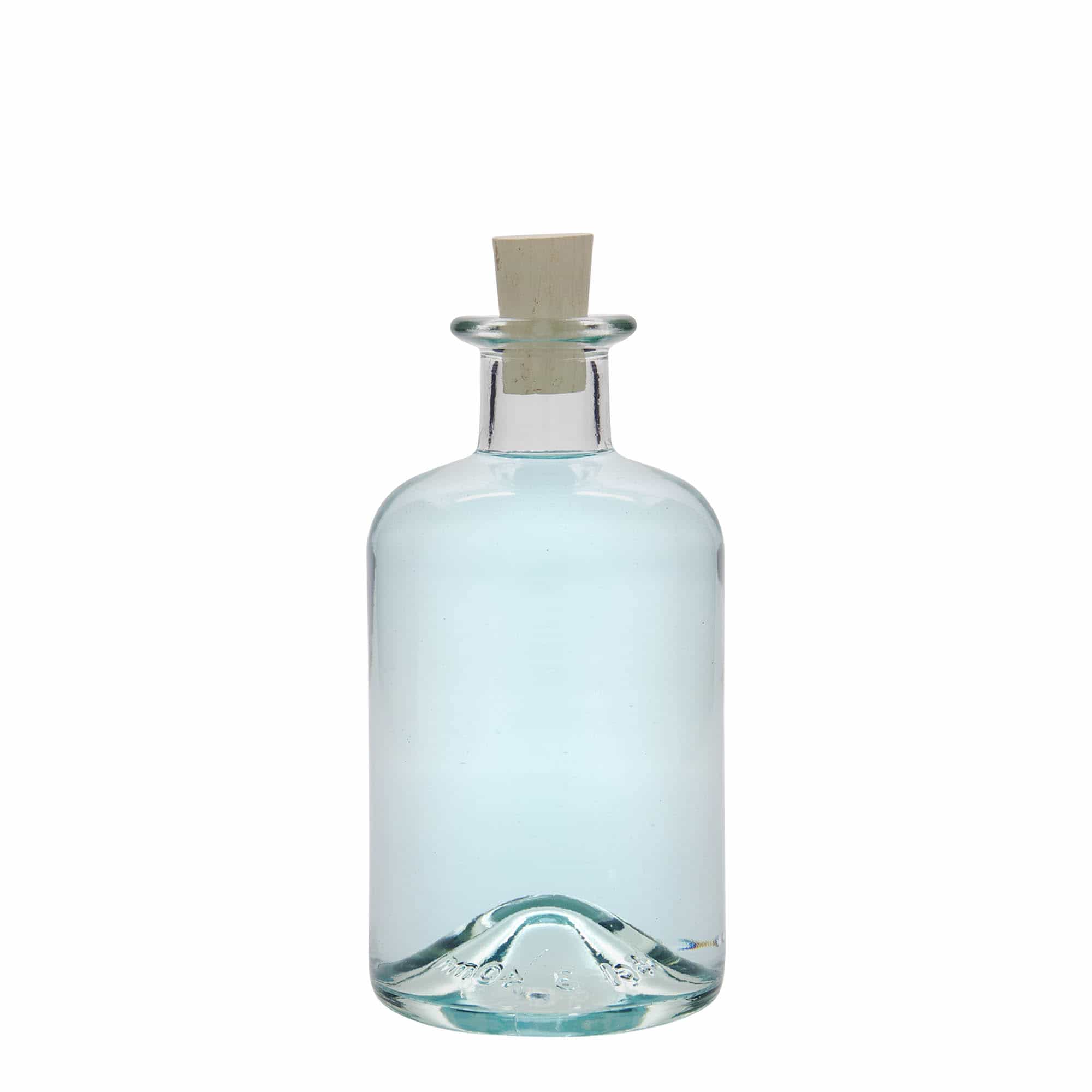 350 ml lasipullo apteekkarille, suuaukko: korkki