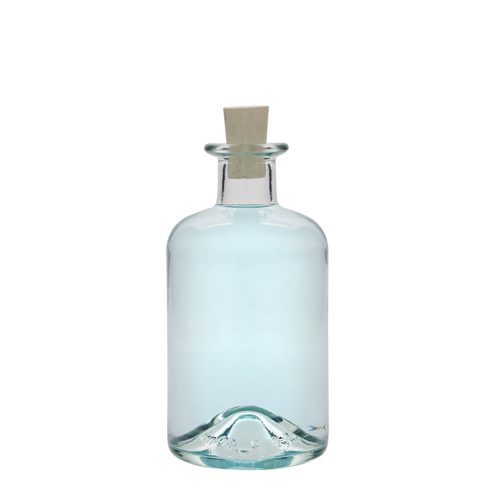 350 ml lasipullo apteekkarille, suuaukko: korkki