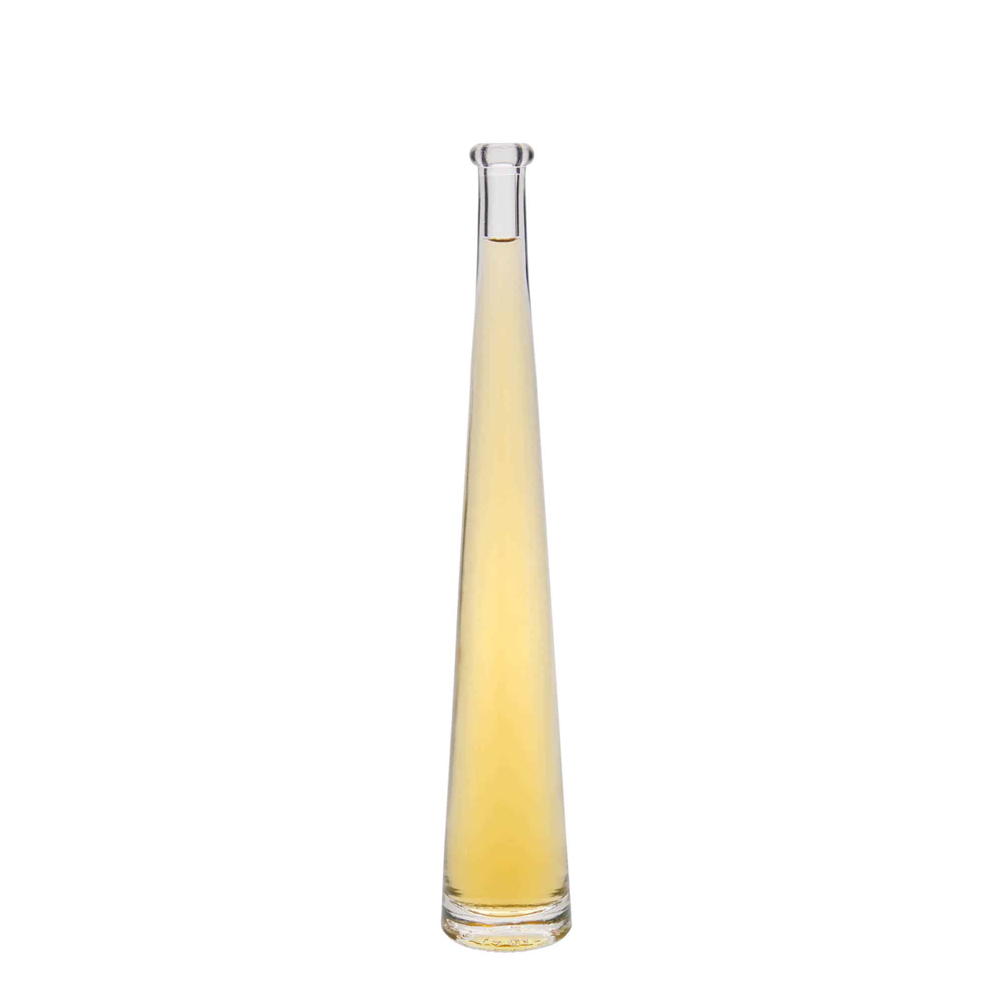 100 ml lasipullo 'Dama Rondo', suu: korkki