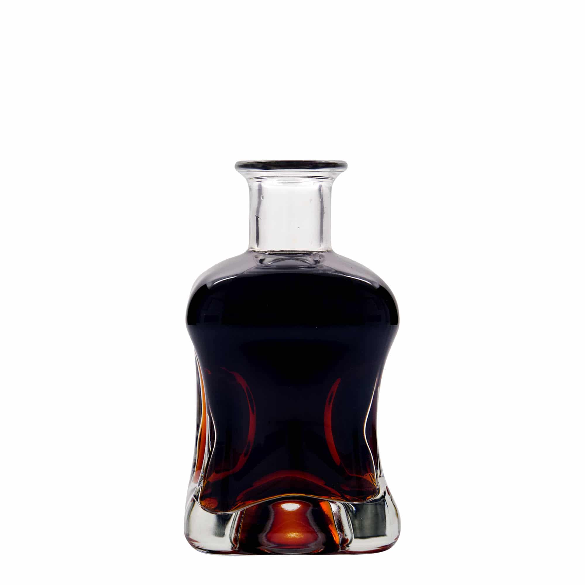 350 ml lasipullo 'Dublin', neliö, suu: korkki