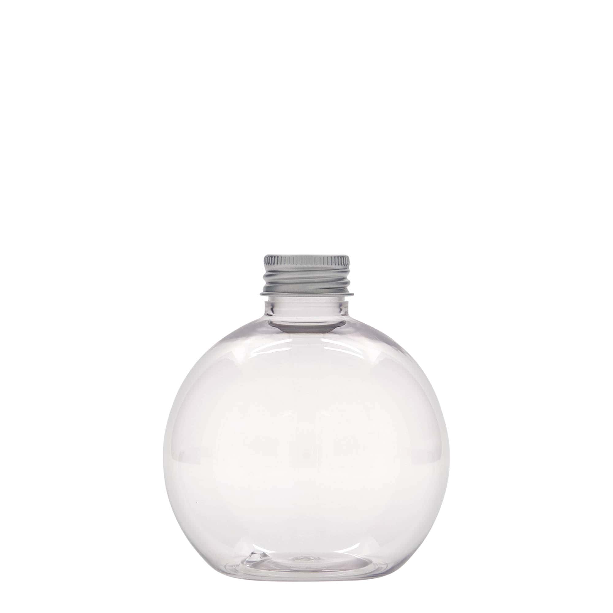250 ml PET-pullo ”Perry”, pyöreä, muovi, suuaukko: 24/410