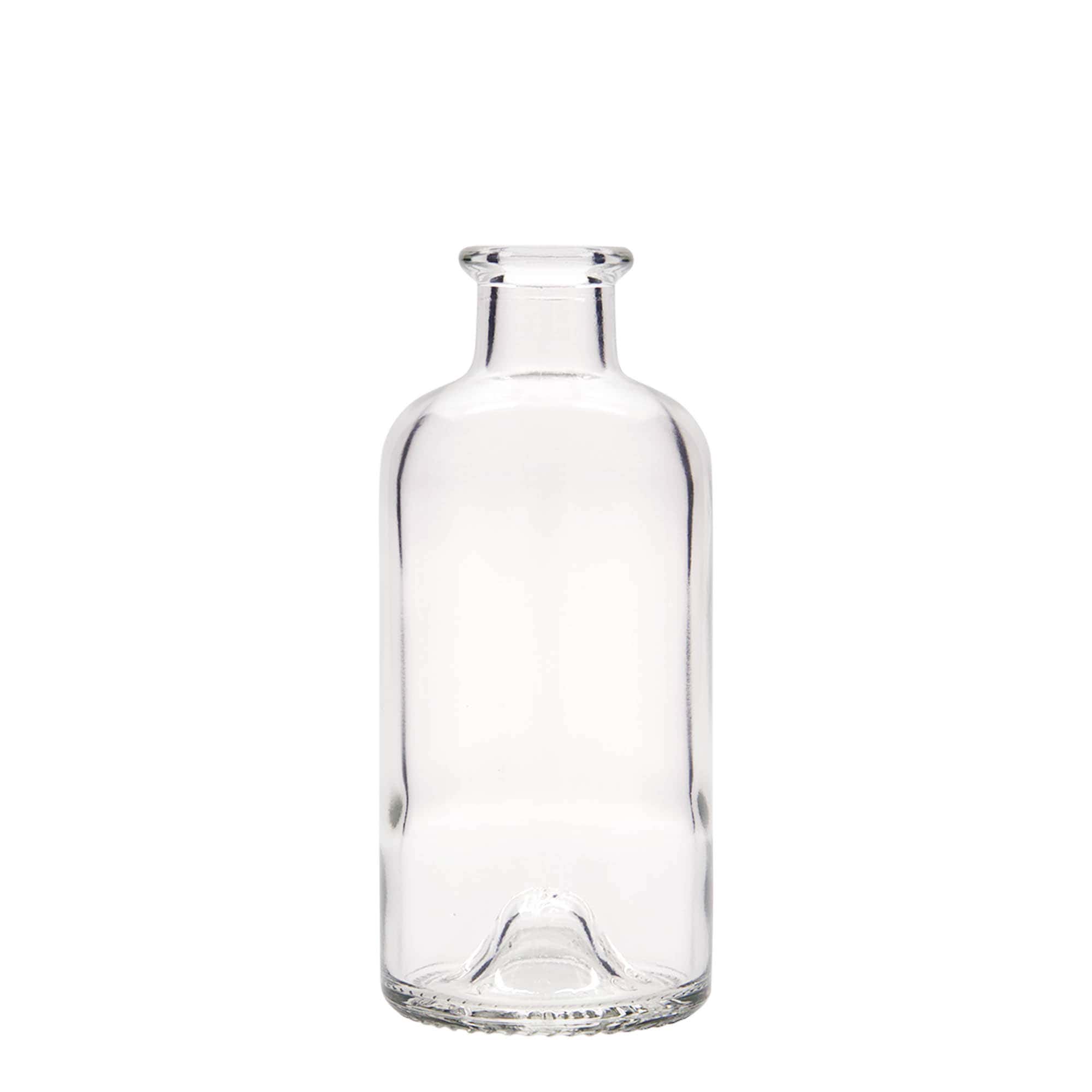 200 ml lasipullo apteekkari, suuaukko: korkki