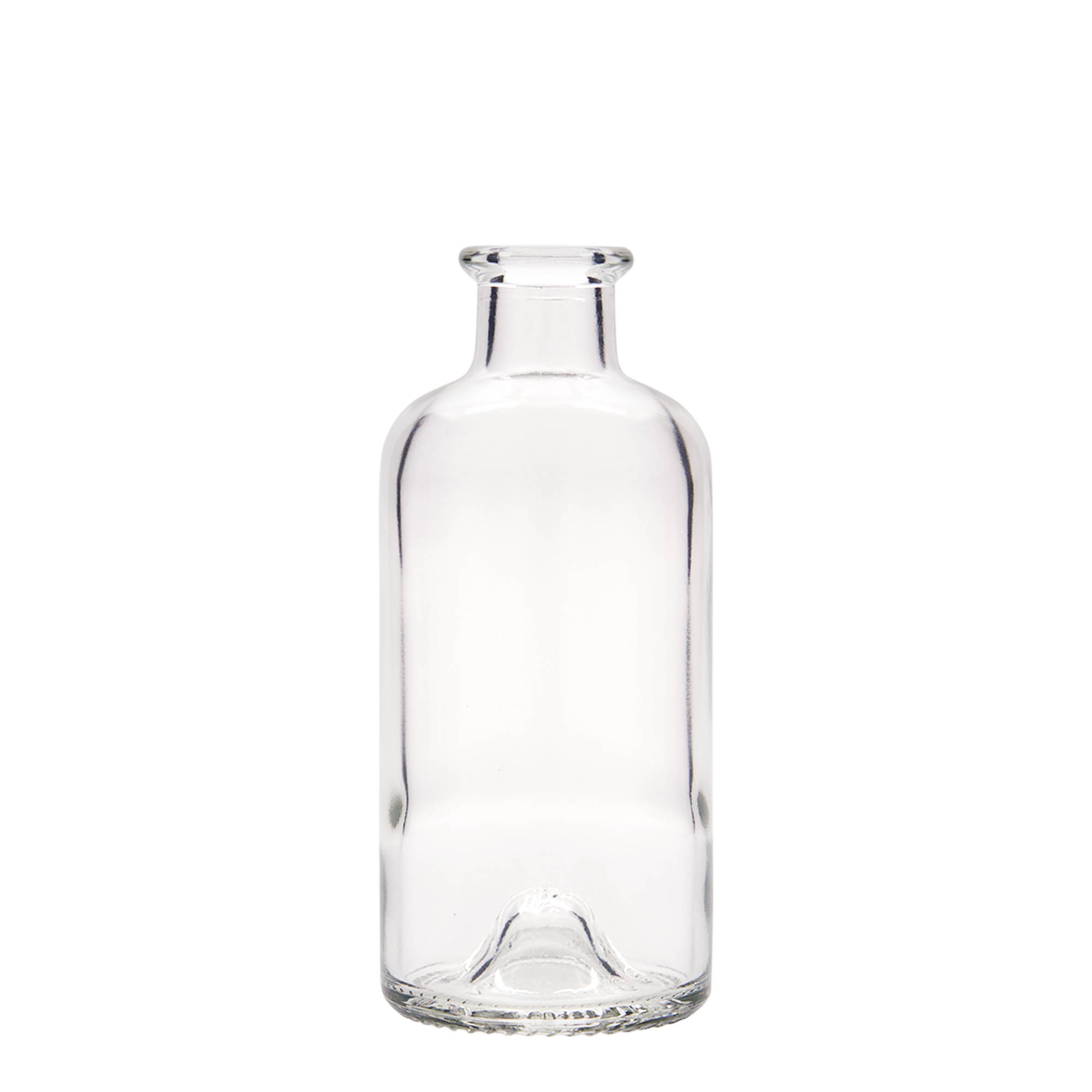 200 ml lasipullo apteekkari, suuaukko: korkki