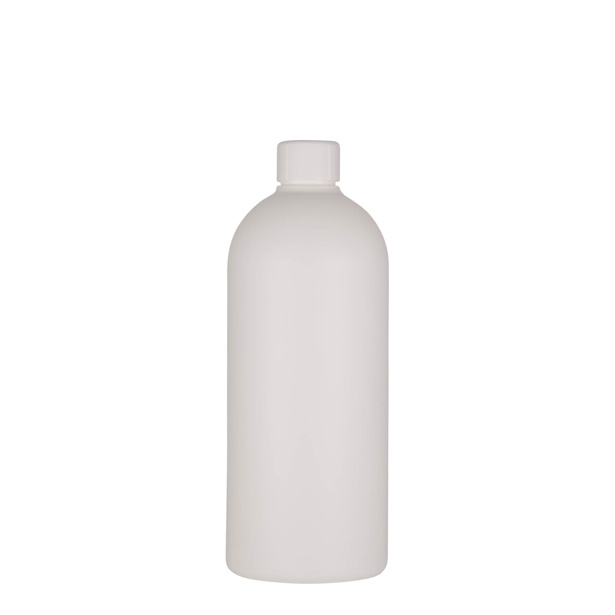 500 ml muovipullo 'Tuffy', HDPE, valkoinen, suuaukko: 24/410
