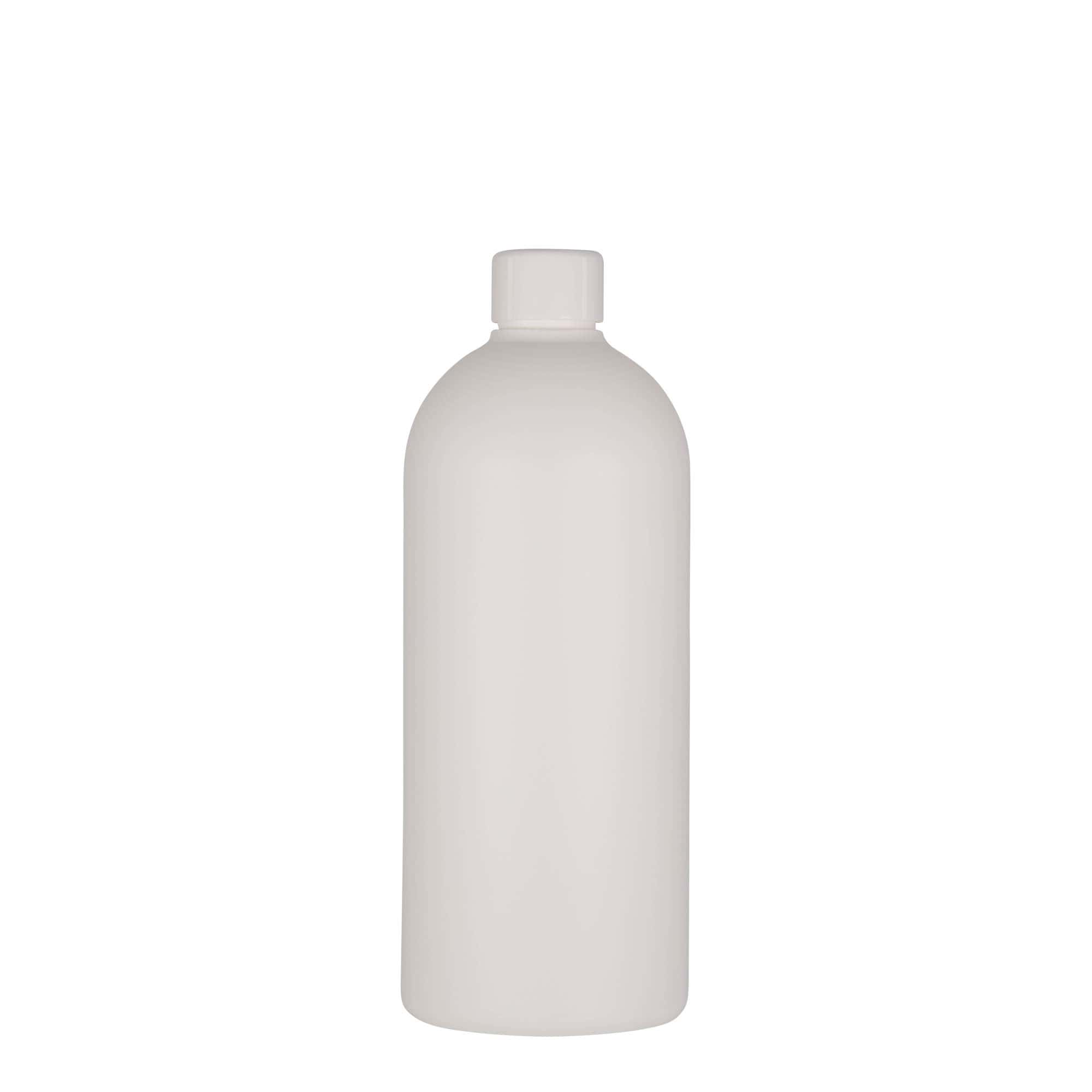500 ml muovipullo 'Tuffy', HDPE, valkoinen, suuaukko: 24/410