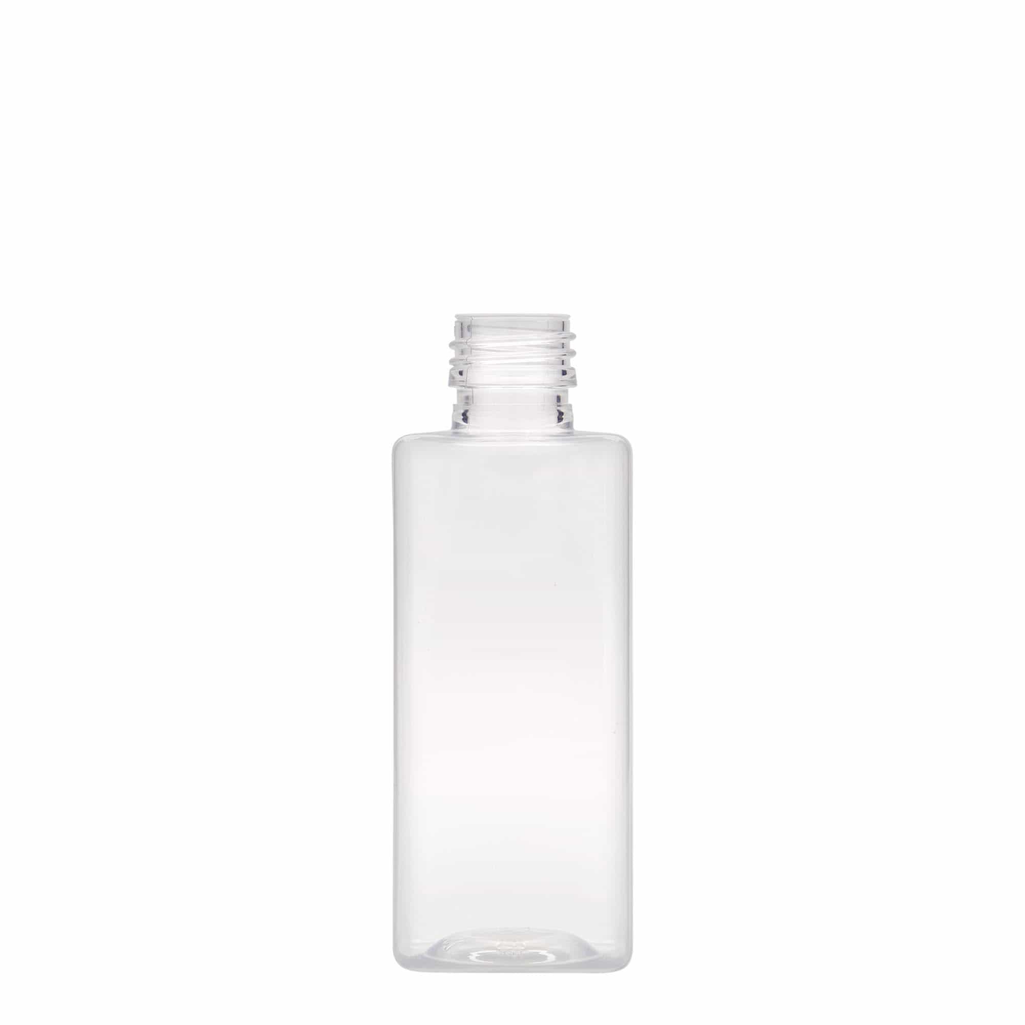 250 ml PET-pullo 'Karl', neliö, muovi, suu: PP 28 250 ml PET-pullo 'Karl', neliö, muovi, suu: PP 28