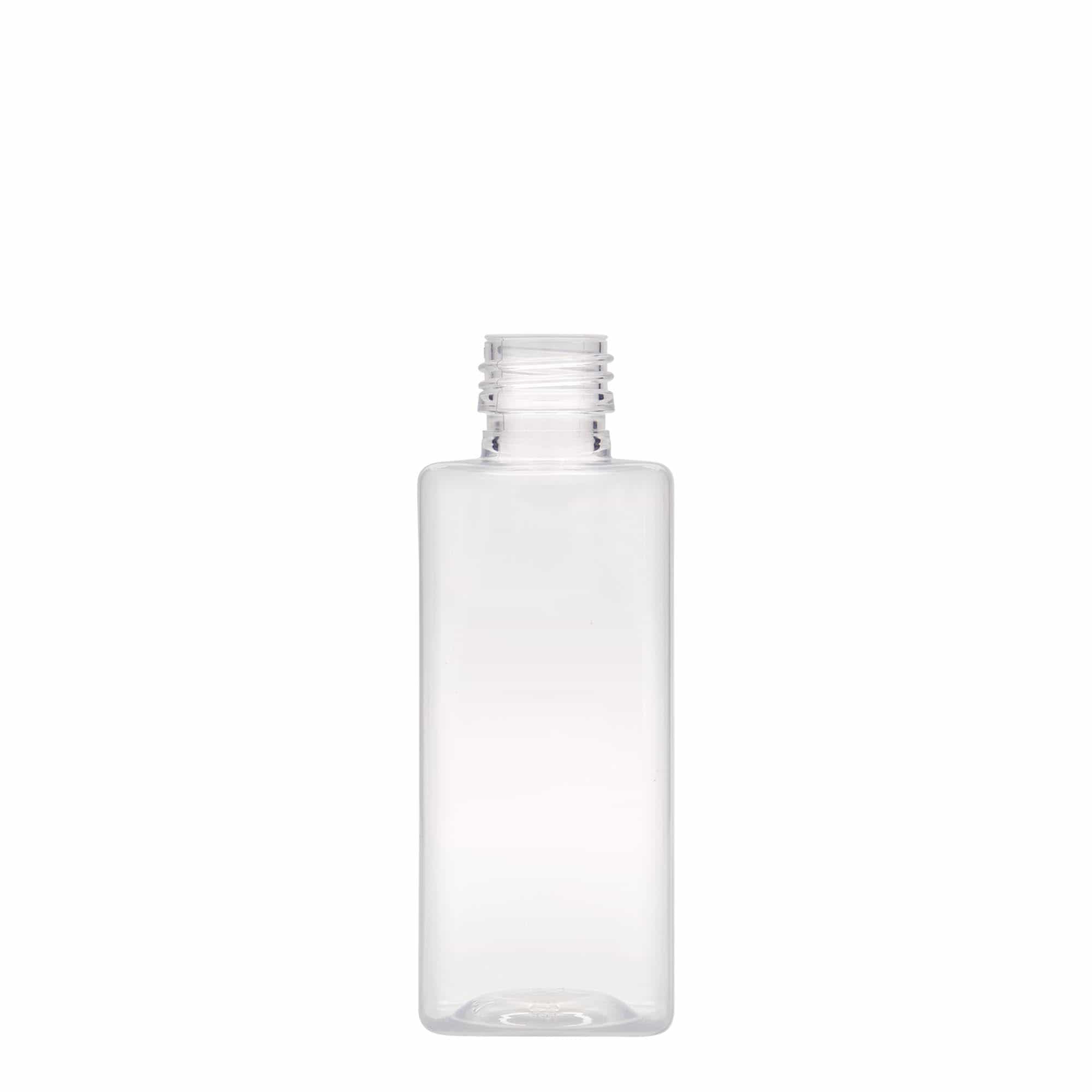 250 ml PET-pullo ”Karl”, nelikulmainen, muovia, suuaukko: PP 28