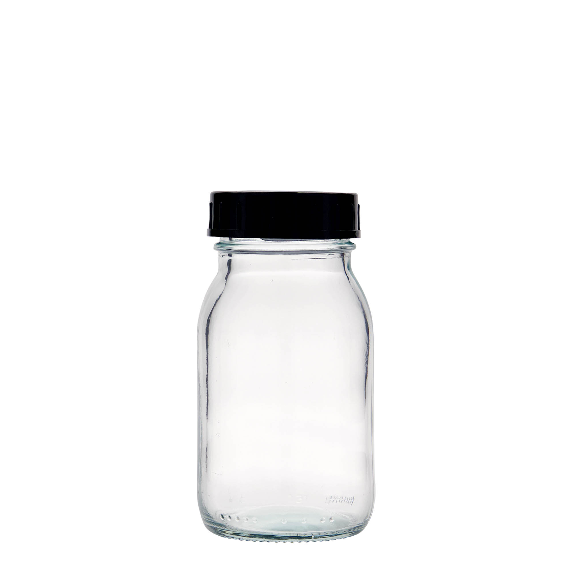 150 ml leveäkaulainen lasi, suuaukko: DIN 45