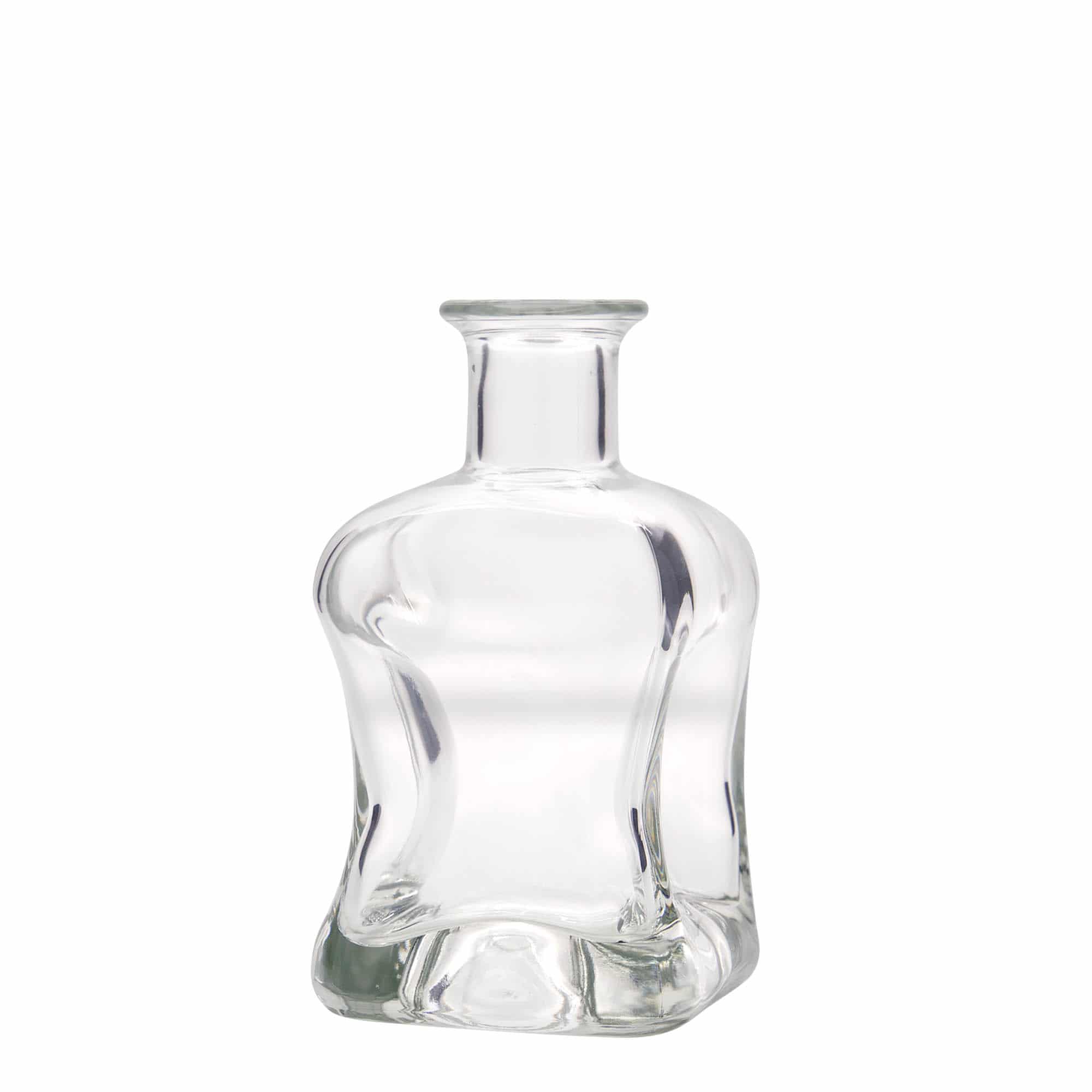 350 ml lasipullo 'Dublin', neliö, suu: korkki