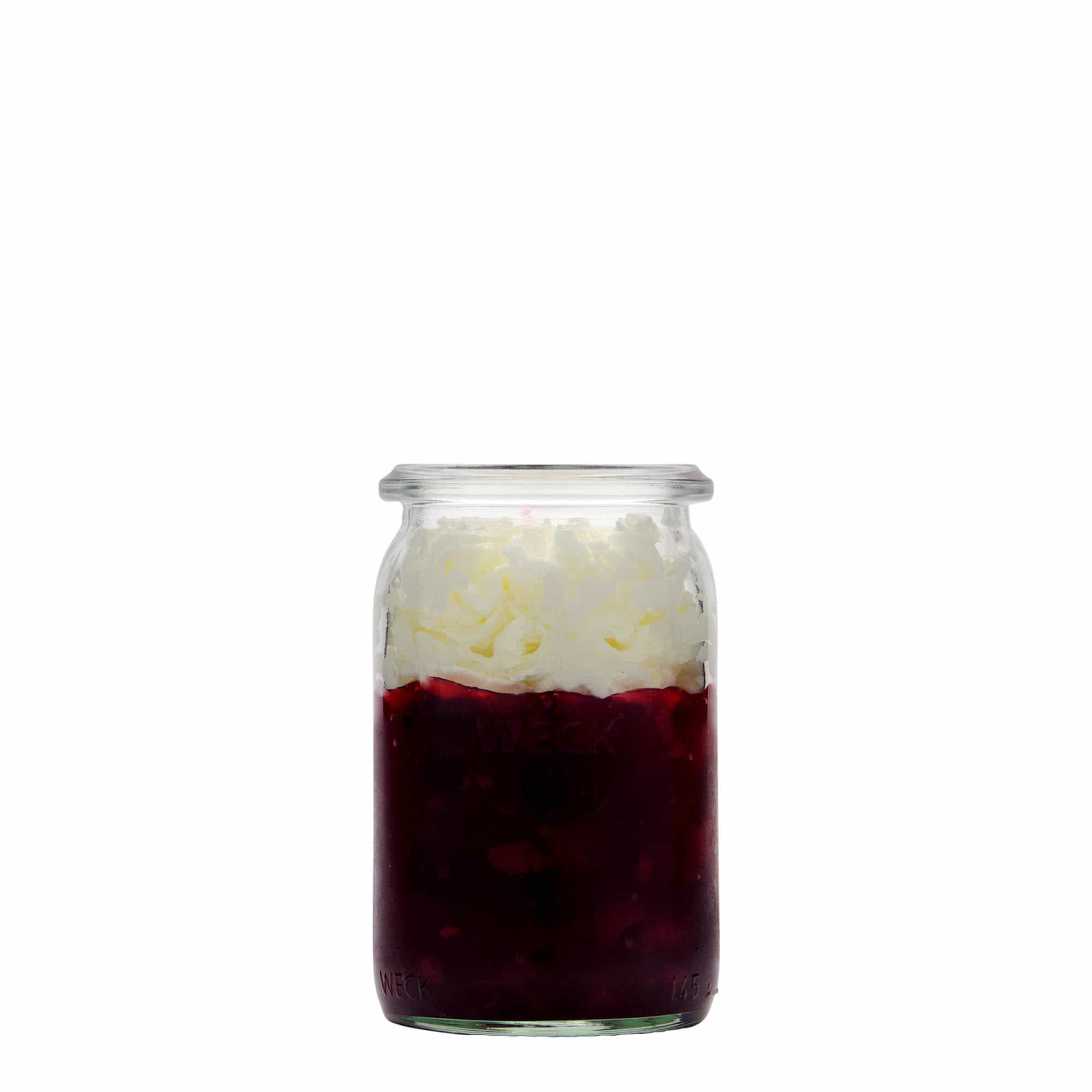 145 ml WECK-lieriöpurkki, suu: pyöreä reuna