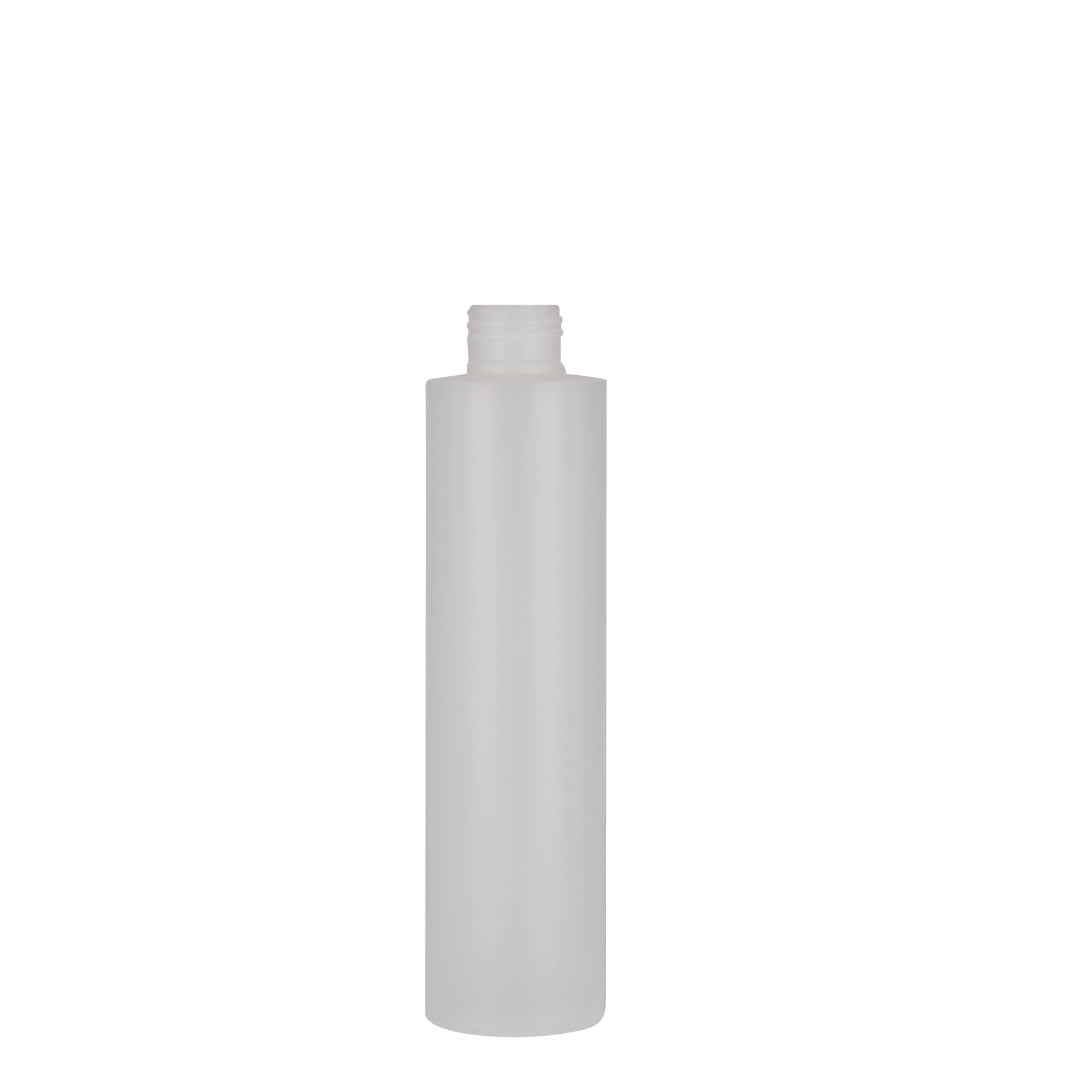 200 ml muovipullo 'Pipe', HDPE, luonnonväri, suuaukko: 24/410 200 ml muovipullo 'Pipe', HDPE, luonnonväri, suuaukko: 24/410