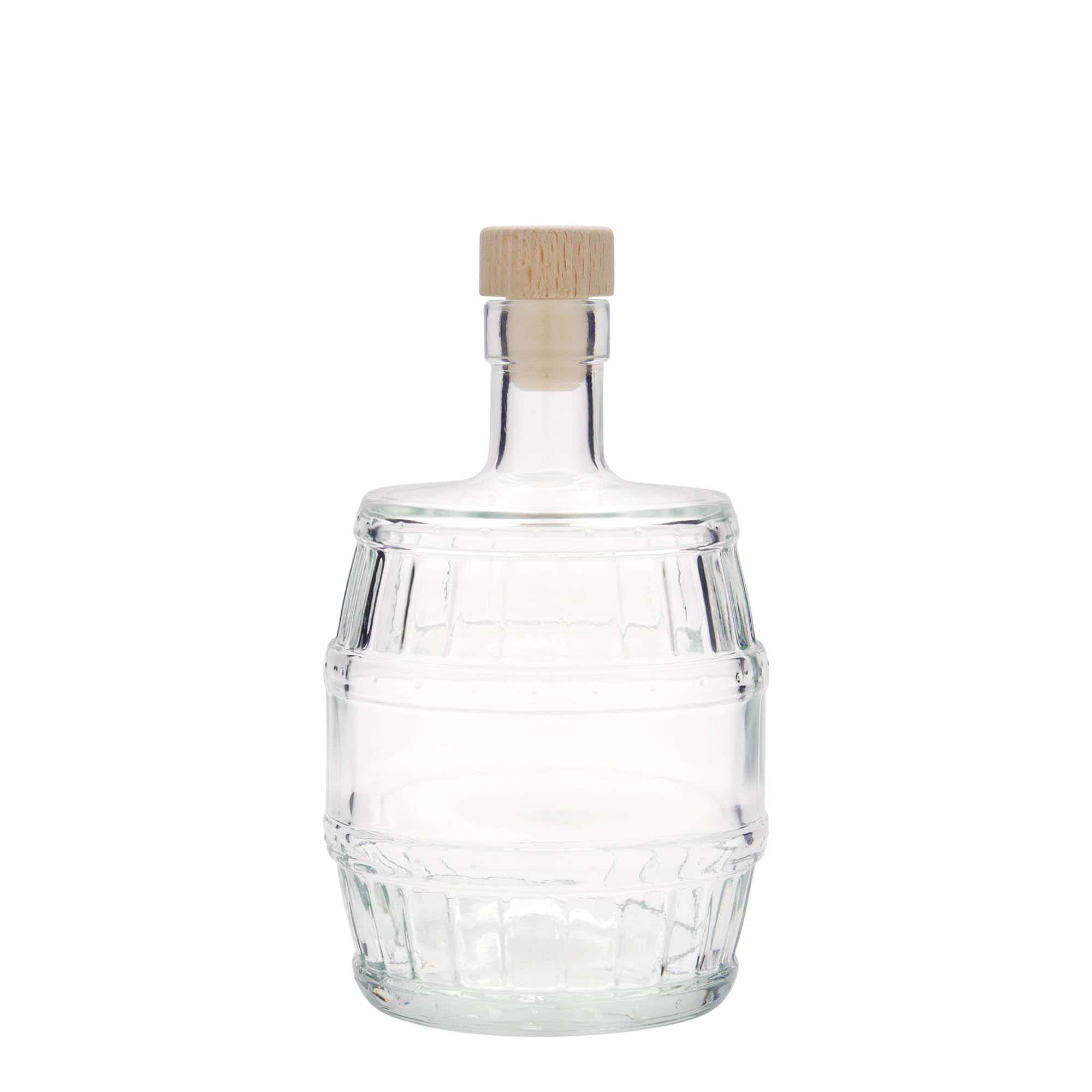 500 ml lasipullo 'Tynnyri', suu: korkki