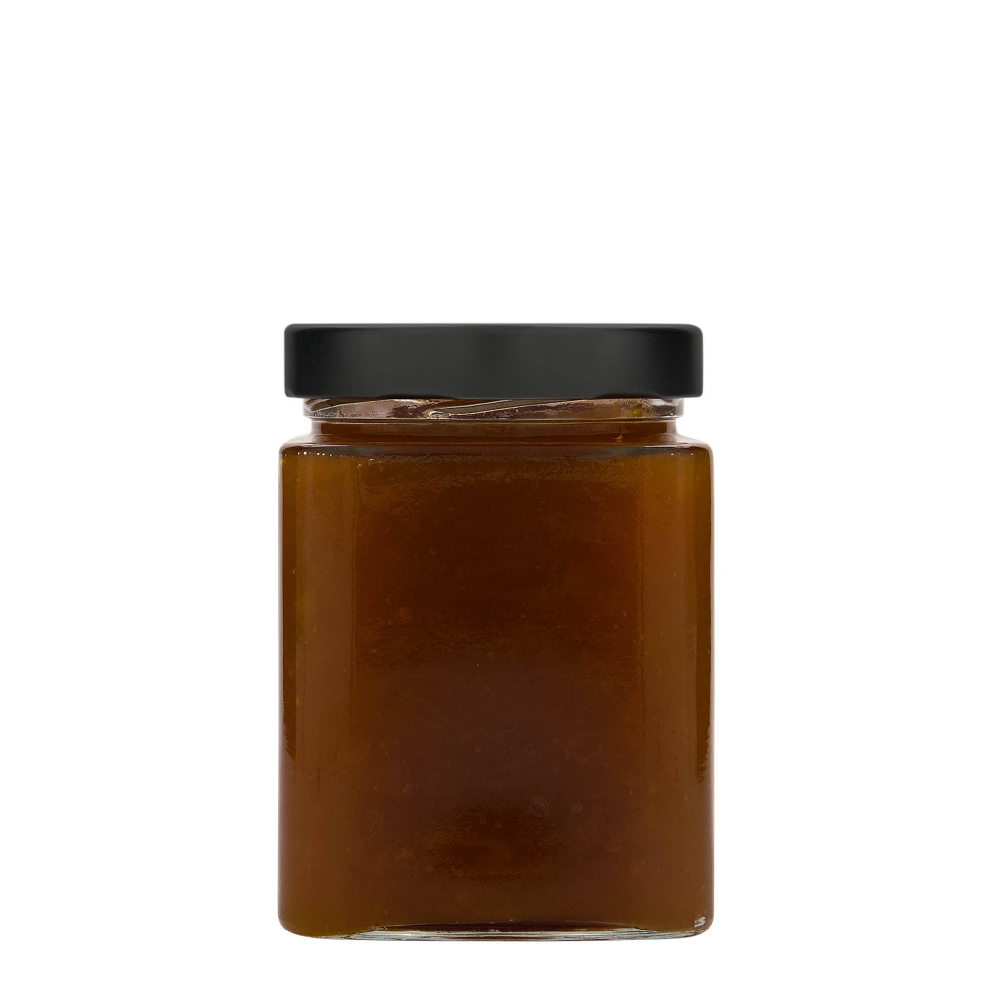 580 ml nelikulmainen lasi 'Ikarus', suuaukko: Deep-Twist-Off (DTO 82)