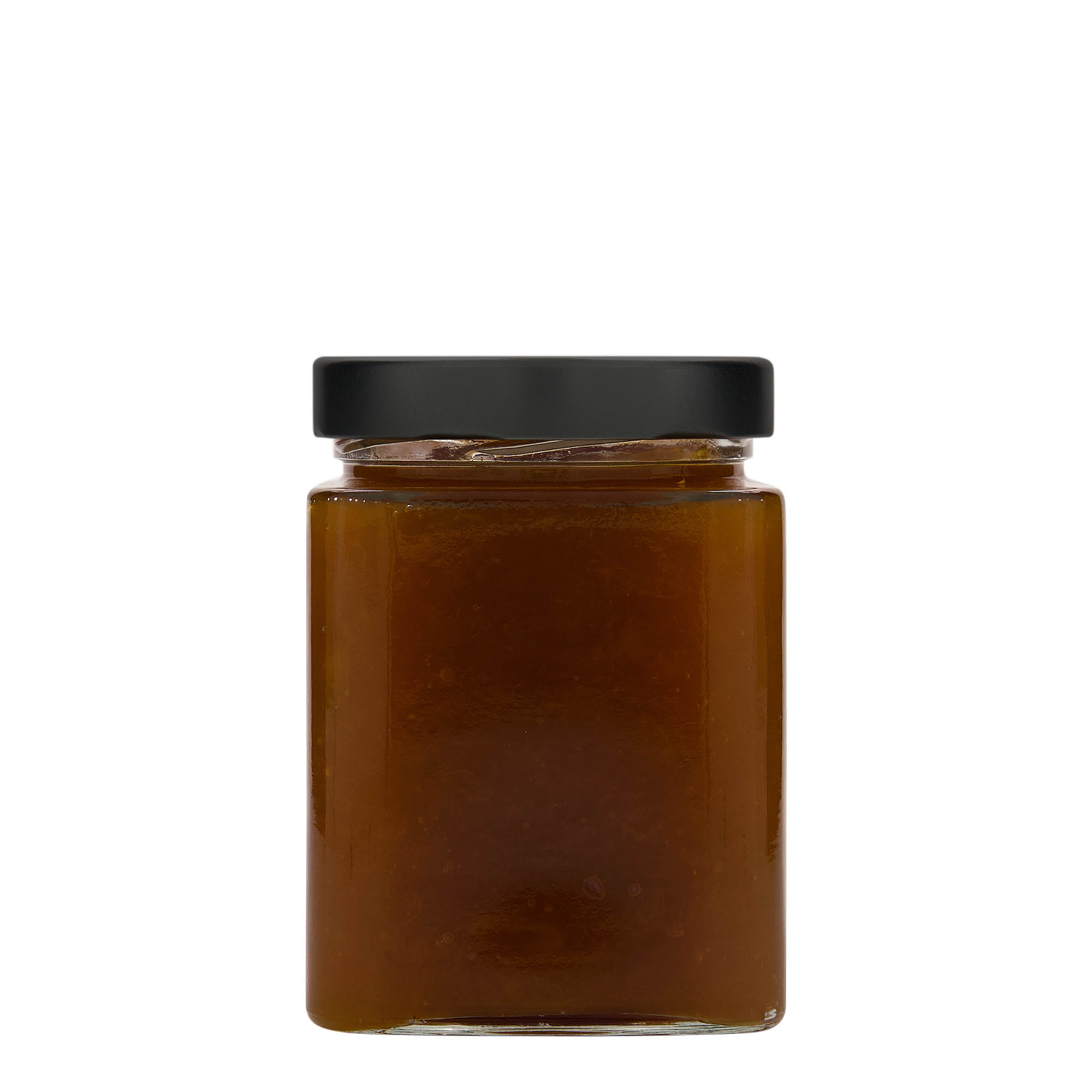 580 ml nelikulmainen lasi 'Ikarus', suuaukko: Deep-Twist-Off (DTO 82)