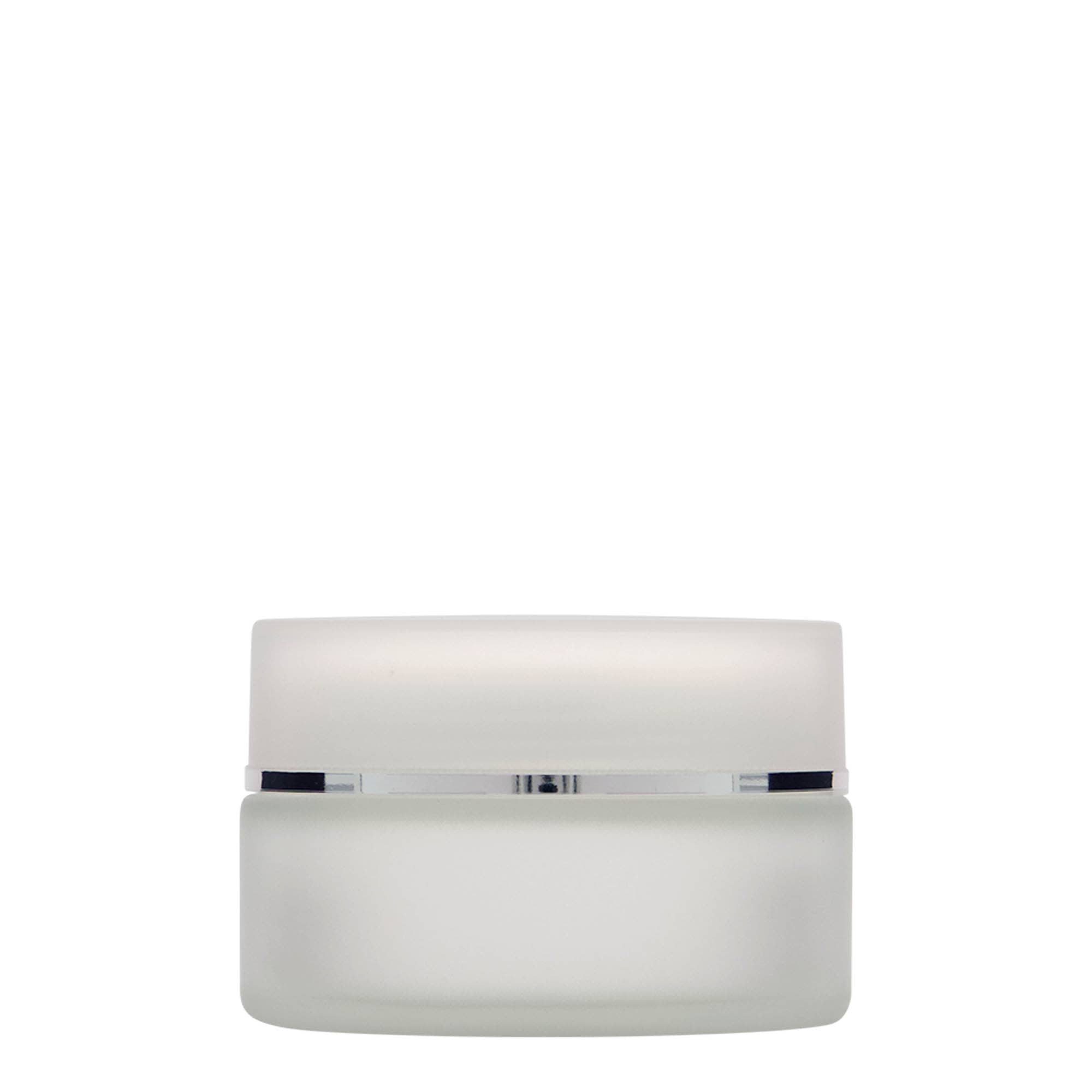 100 ml purkki 'Platin Edition', lasia, huurrettu, suuaukko: ruuvikorkki