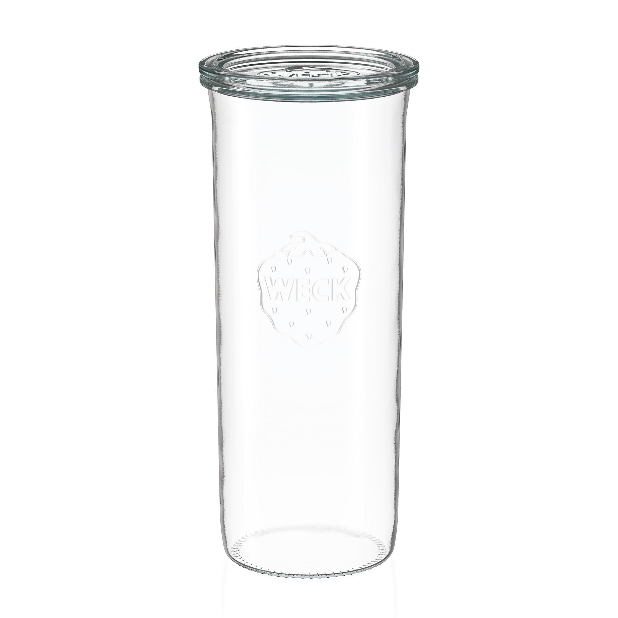 6x 1500 ml WECK-kaatopurkki lasikannella RR 100