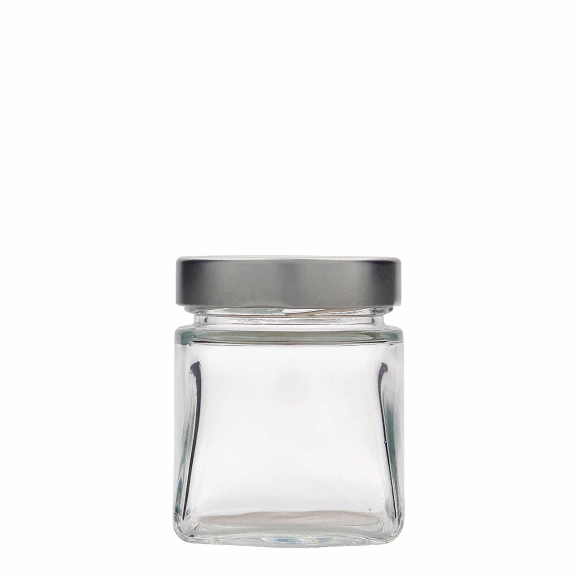 212 ml nelikulm. lasi 'Luxor', suu: Deep-Twist-Off (DTO 63)