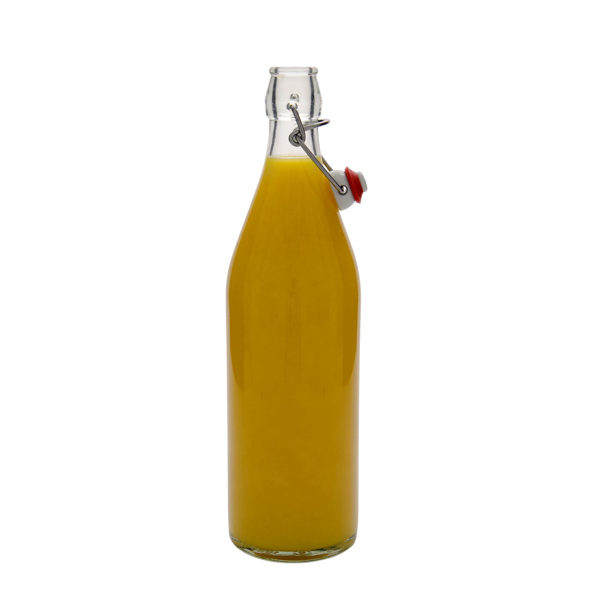 1.000 ml lasipullo 'Giara', suuaukko: puristuskorkki 1.000 ml lasipullo 'Giara', suuaukko: puristuskorkki