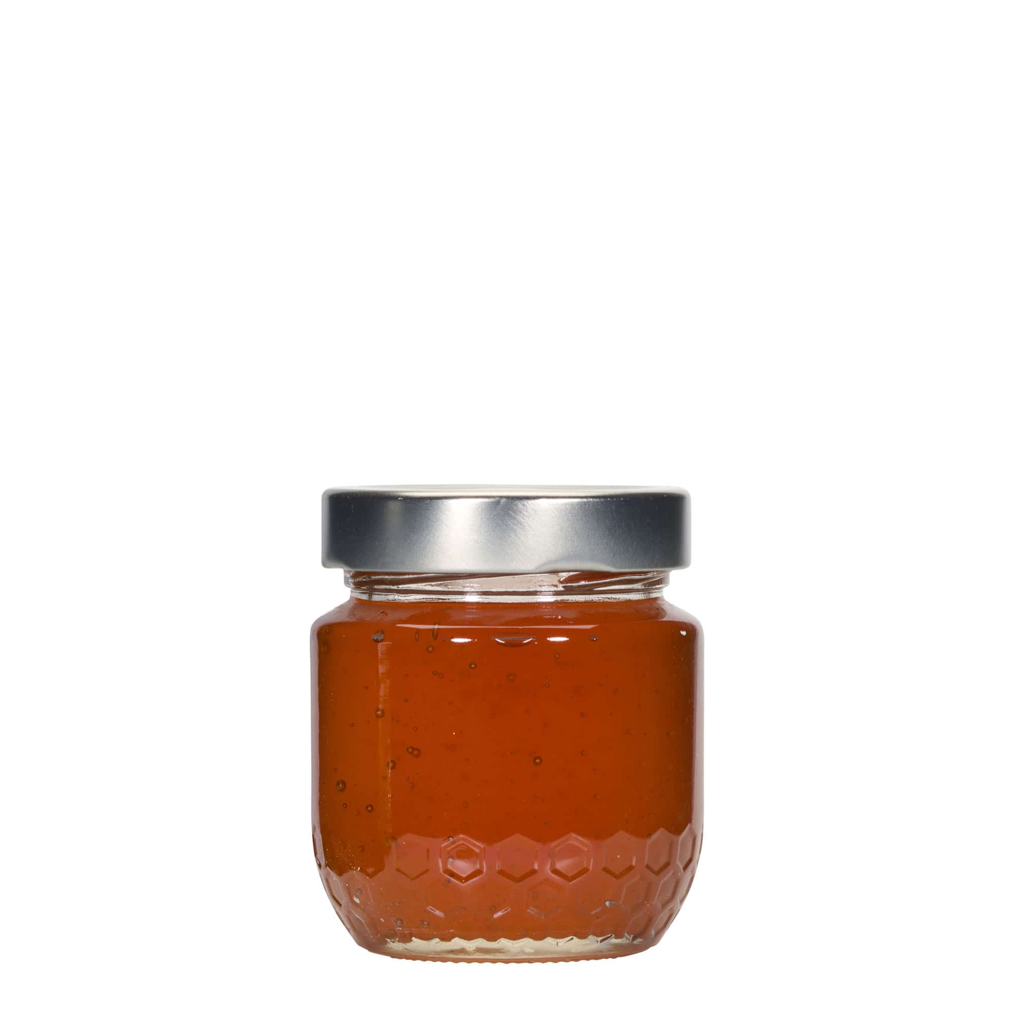212 ml hunajapurkki ”Maja”, suuaukon tyyppi: Deep-Twist-off (DTO 63)