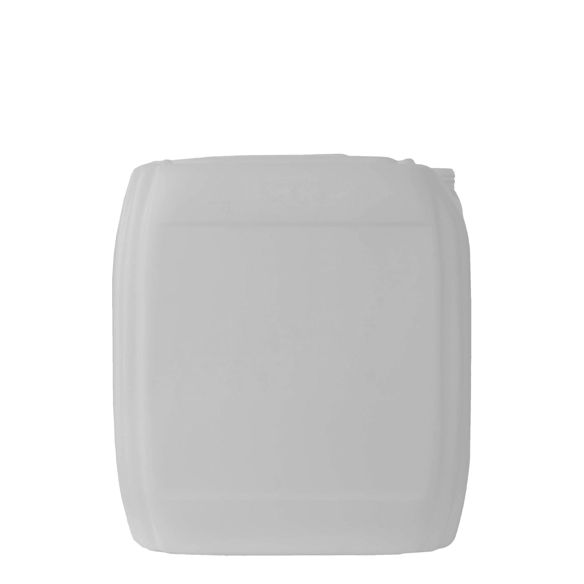 30 l kanisteri, suorakaiteen muotoinen, HDPE-muovia, luonnonvärinen, suuaukko: ND 60