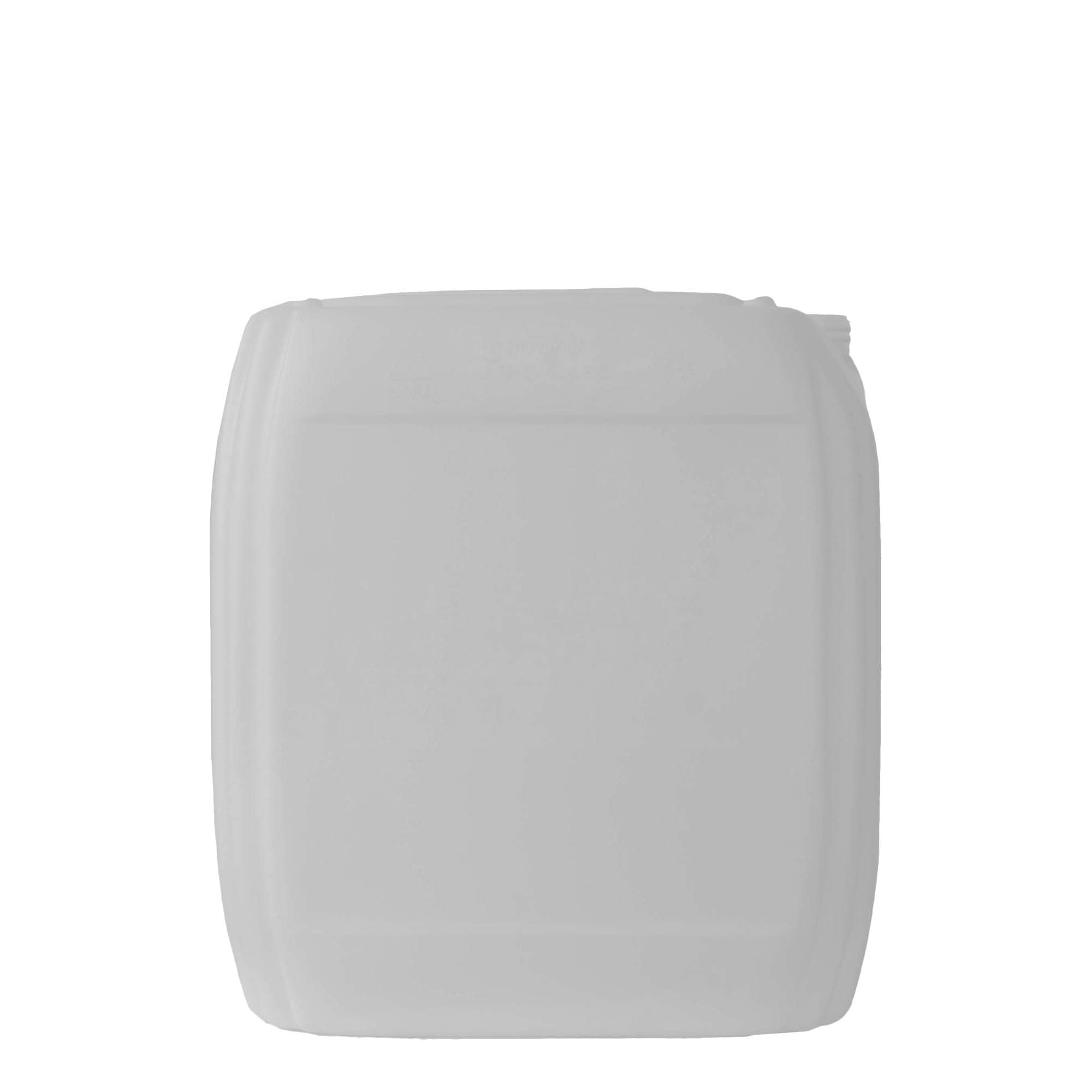 30 l kanisteri, suorakaiteen muotoinen, HDPE-muovia, luonnonvärinen, suuaukko: ND 60