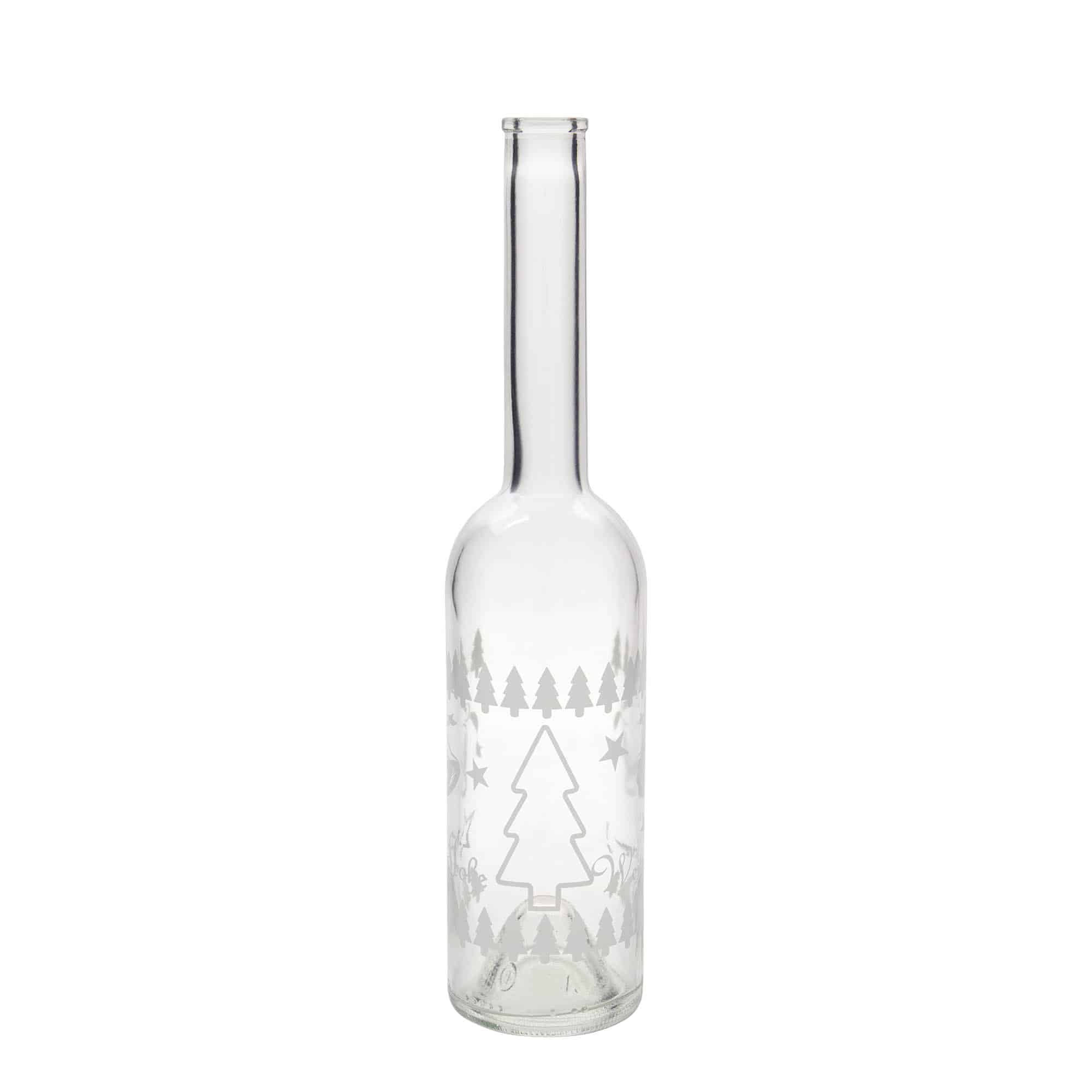 500 ml lasipullo ”Opera”, aihe: Klassinen joulu, suuaukko: korkki