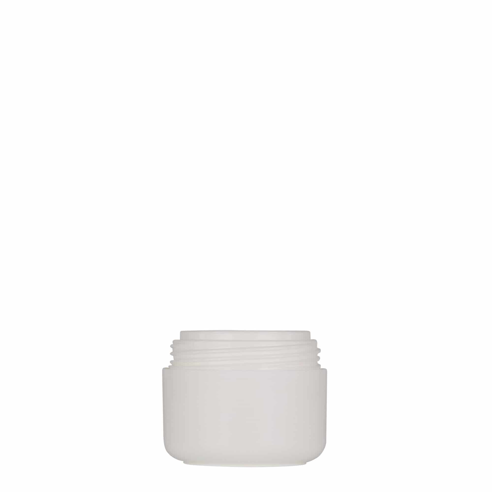 30 ml muovipurkki 'Bianca', PP, valkoinen, suuaukko: ruuvikorkki