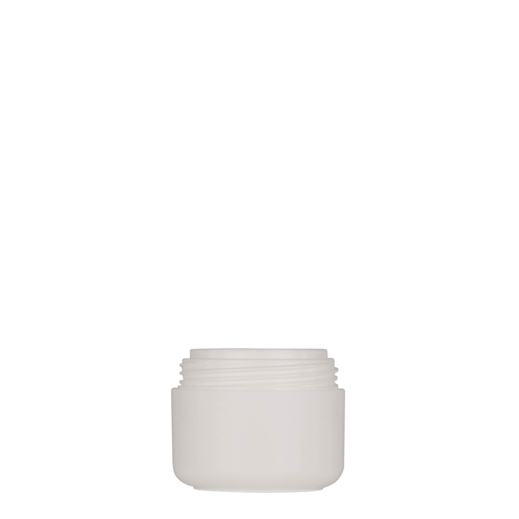 30 ml muovipurkki 'Bianca', PP, valkoinen, suuaukko: ruuvikorkki