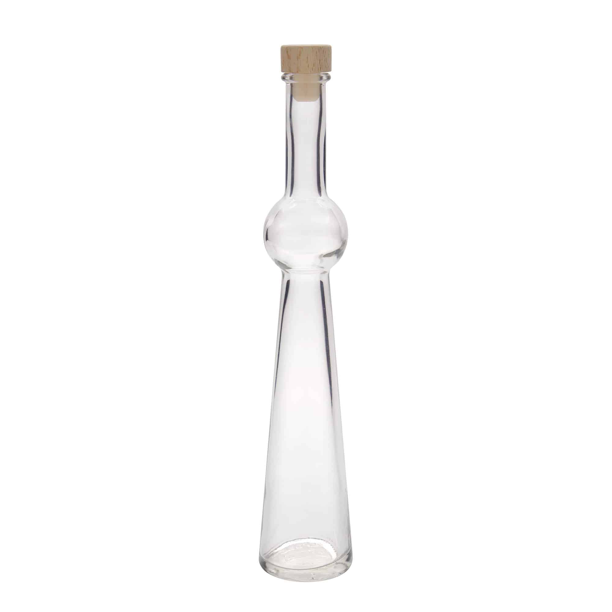 200 ml lasipullo 'Supernova', suuaukon materiaali: korkki