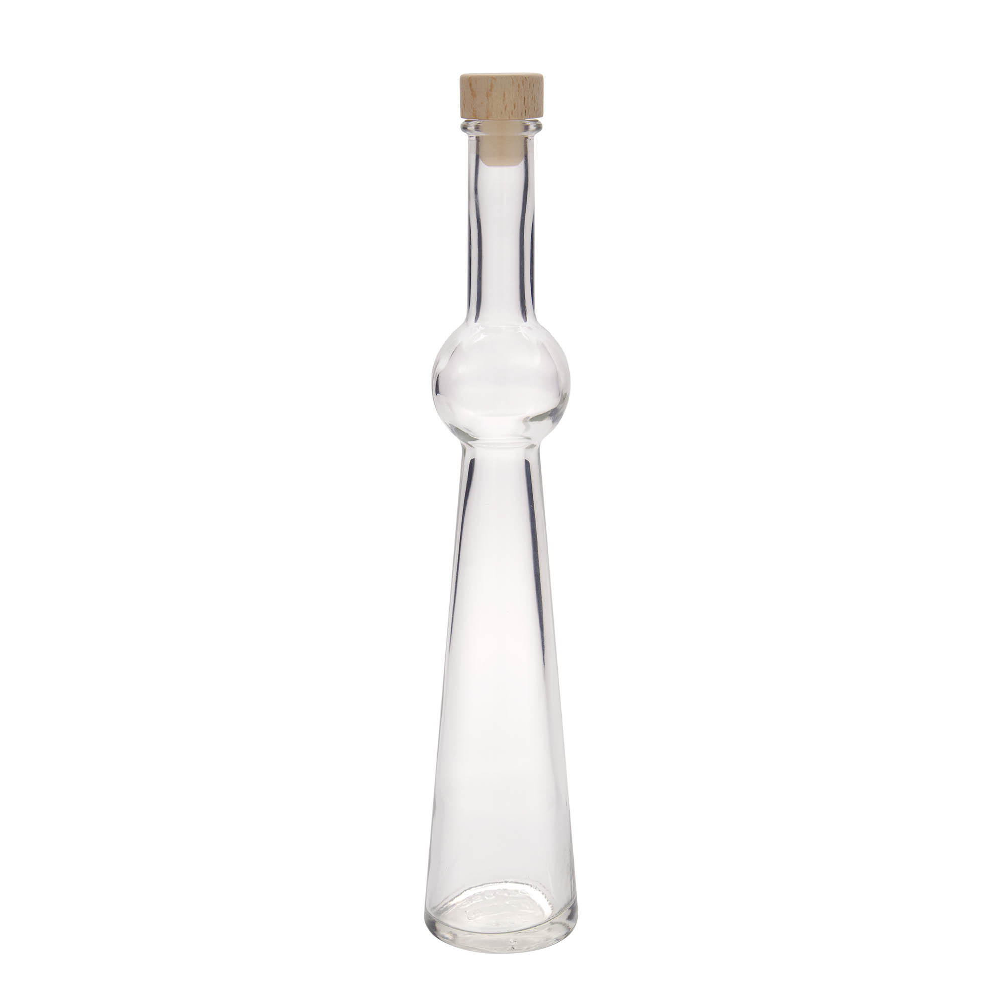 200 ml lasipullo 'Supernova', suuaukon materiaali: korkki