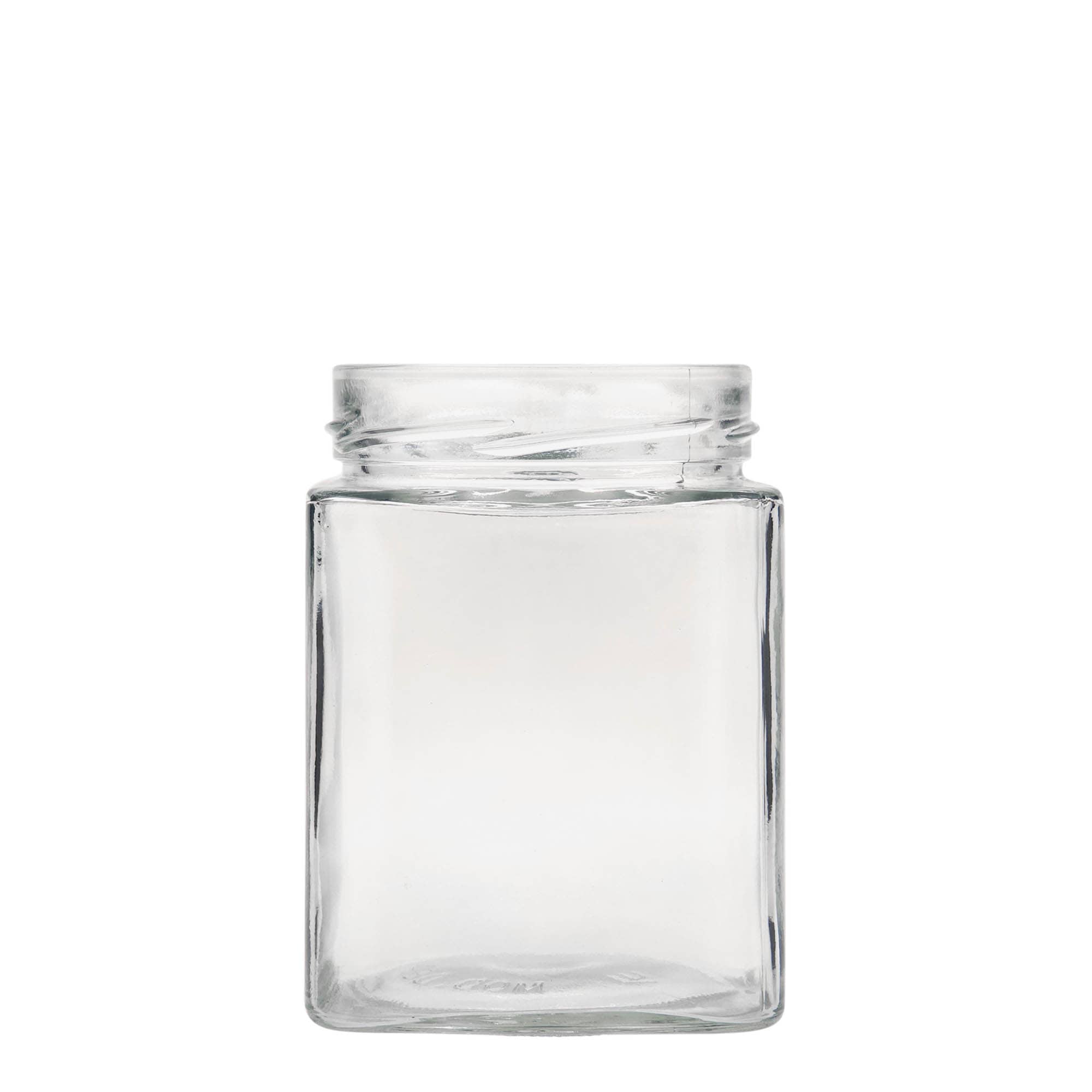 580 ml nelikulmainen lasi 'Ikarus', suuaukko: Deep-Twist-Off (DTO 82)